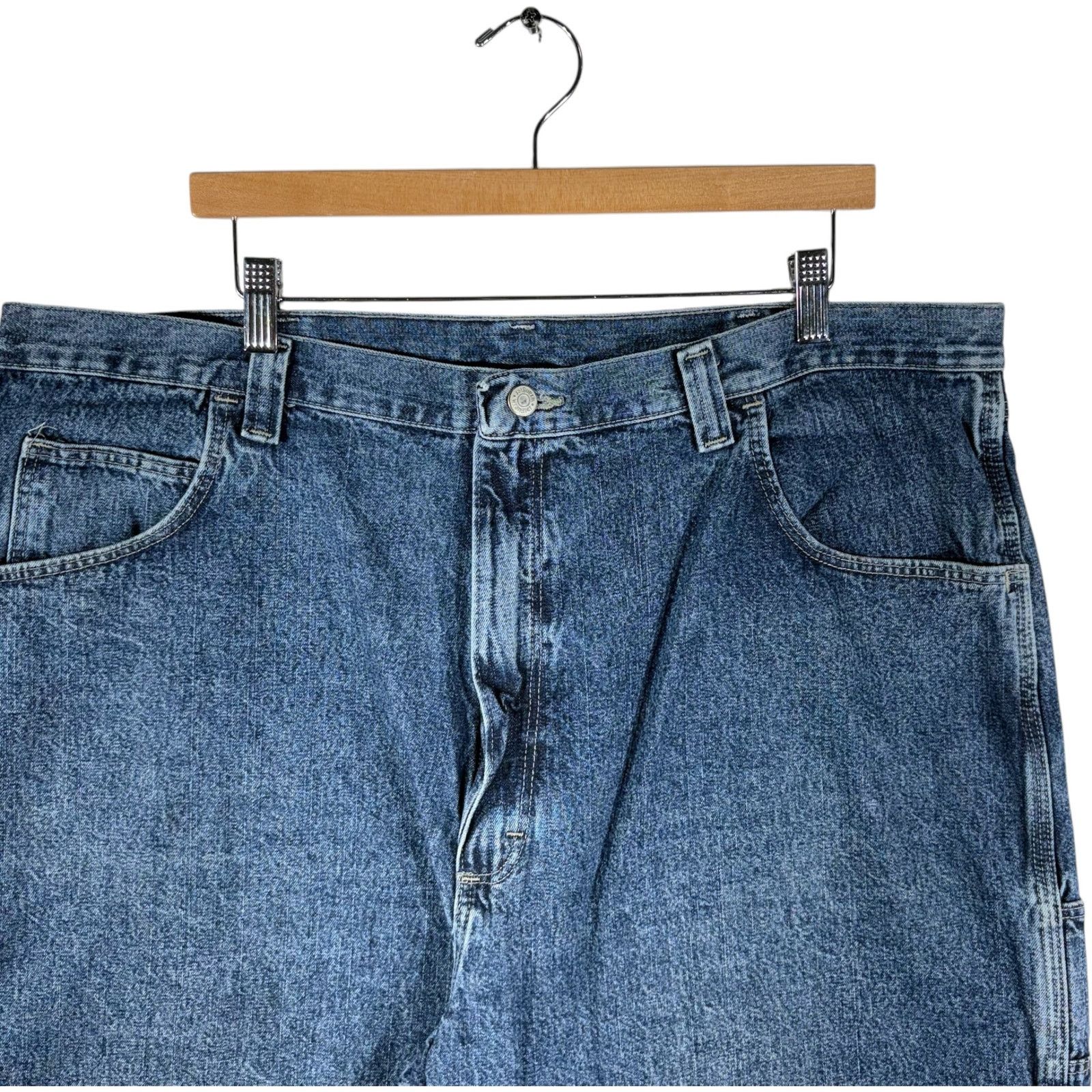 Wrangler Vintage Wranger Denim Shorts 42x10 Mens Size US 42 / EU 58 - 2 Thumbnail