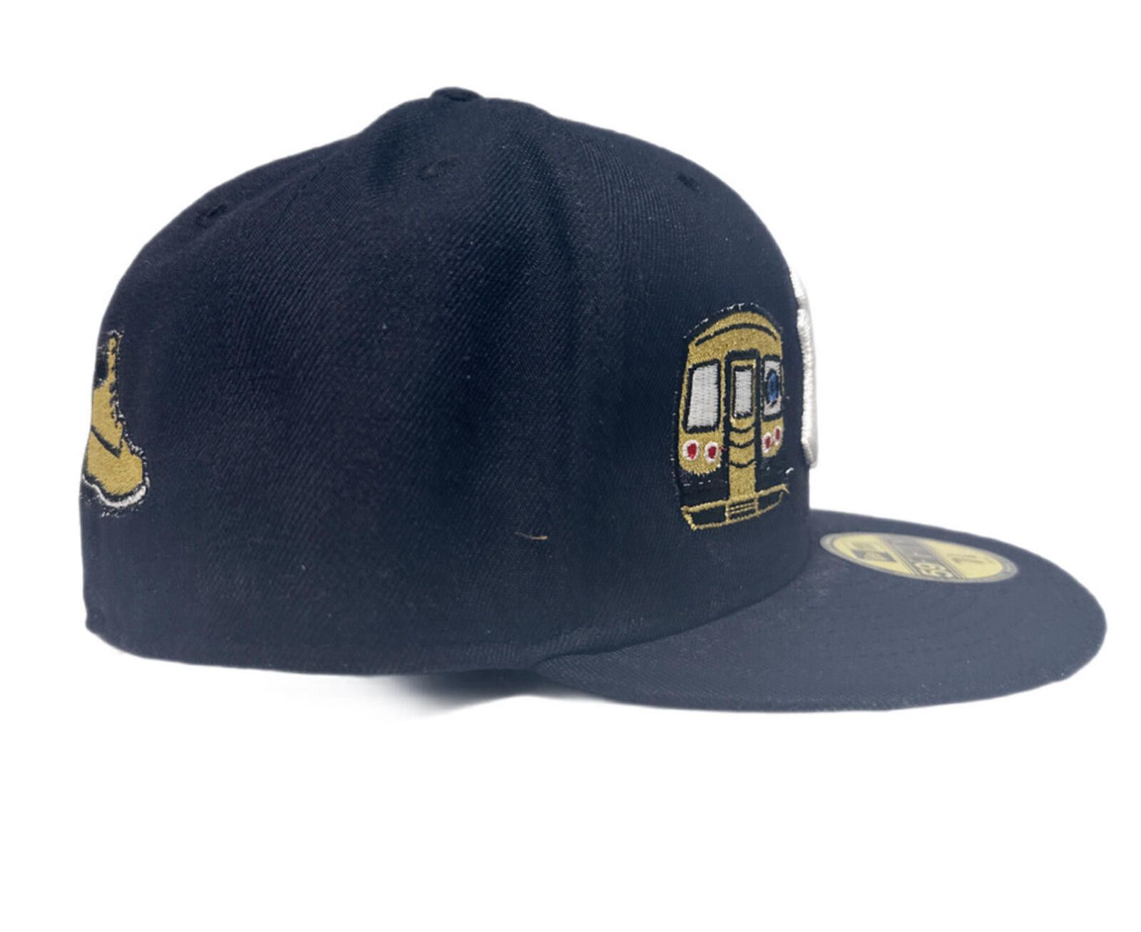 New Era New Era New York Yankees NYC Custom Gold 59FIFTY 7 3/8 Size ONE SIZE - 3 Thumbnail