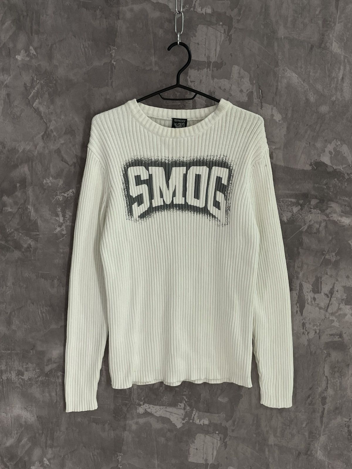 14th Addiction Y2K Glamour Diesel Style 3D Ribbed Knit Sweater Size US M / EU 48-50 / 2 - 1 Thumbnail