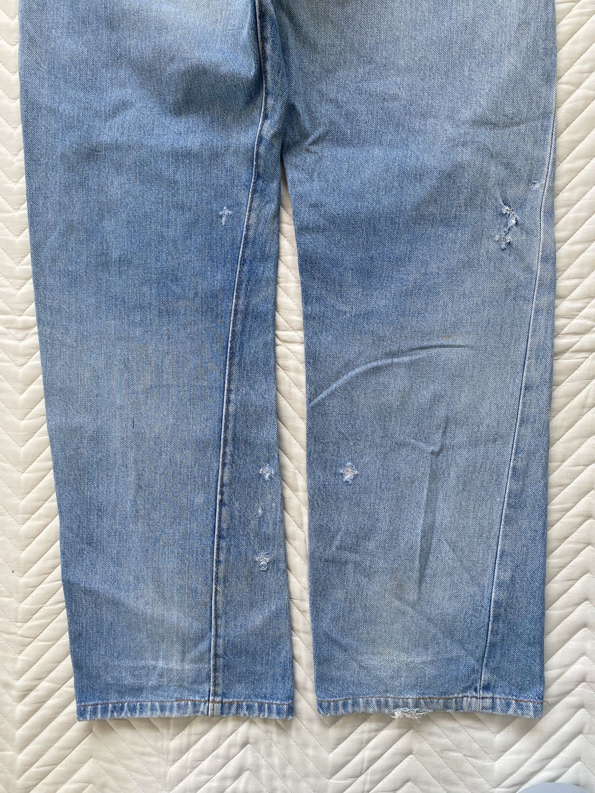Levi's True Vintage 70s Levis 501 Small E Selvedge Size US 30 / EU 46 - 10 Thumbnail