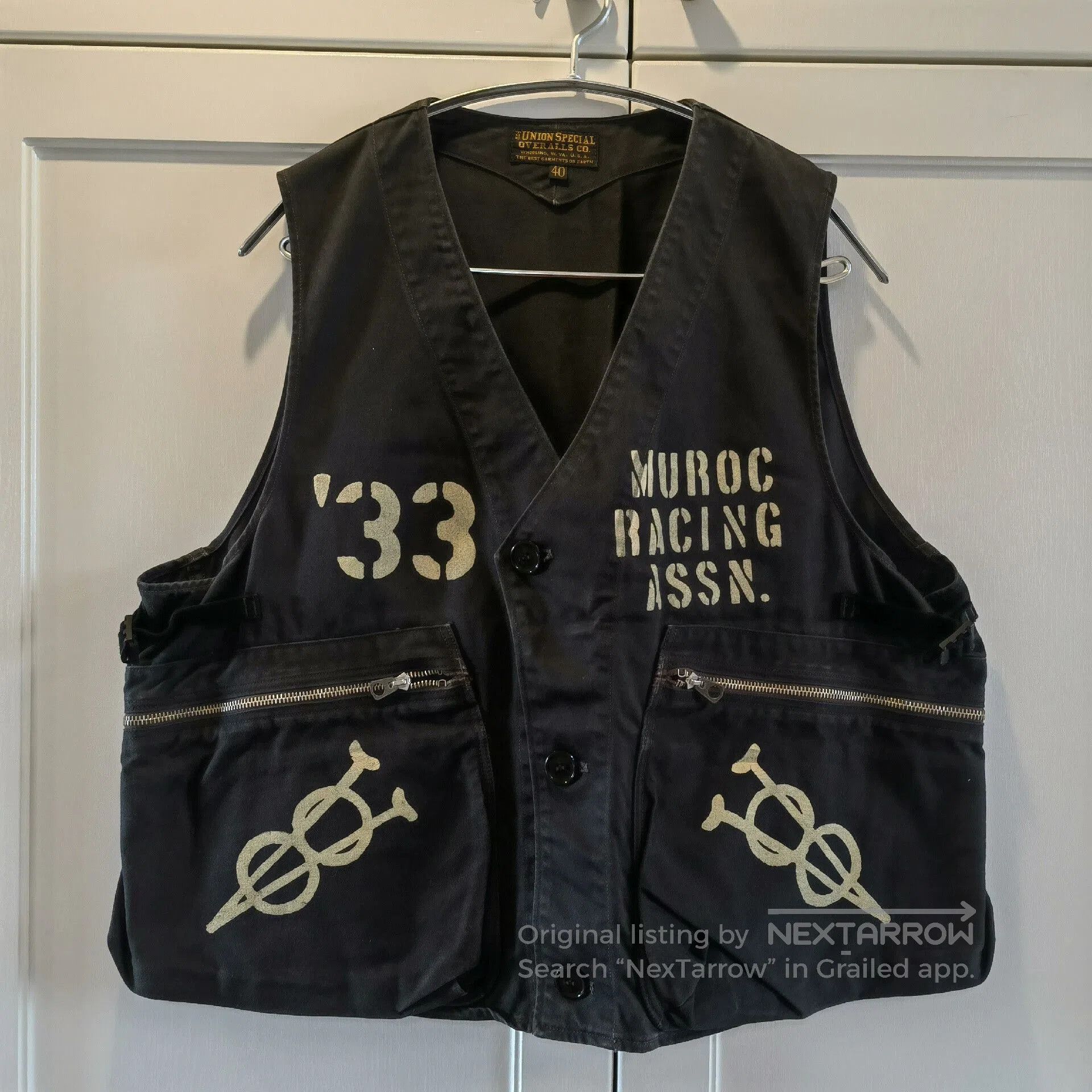Freewheelers Rare Freewheelers V8 Vest Size 40. Size US XXS / EU 40 - 1 Thumbnail
