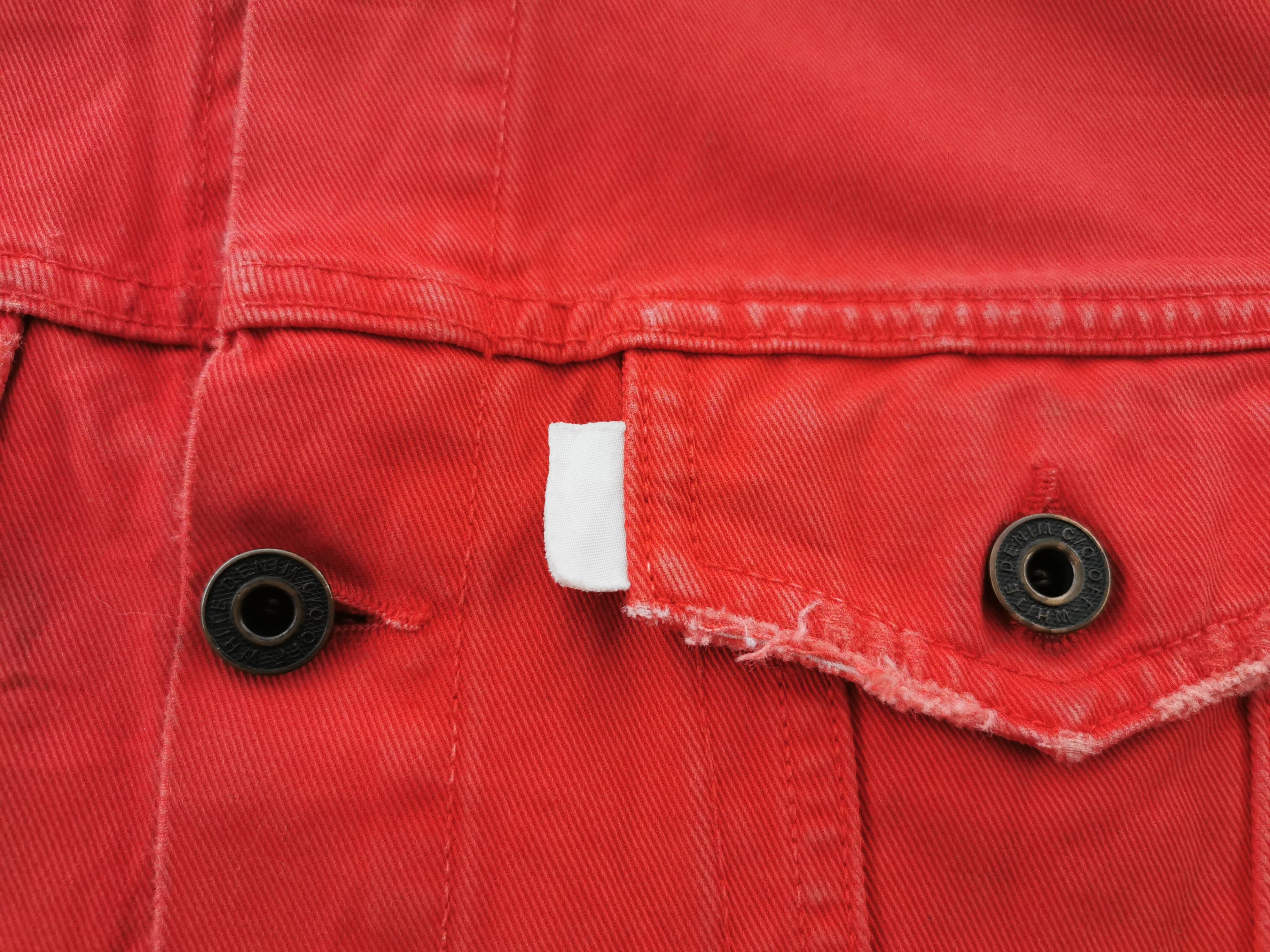 Off-White Off White X Virgil Asloh "The End 2017" Red Denim Jacket Size US M / EU 48-50 / 2 - 4 Thumbnail