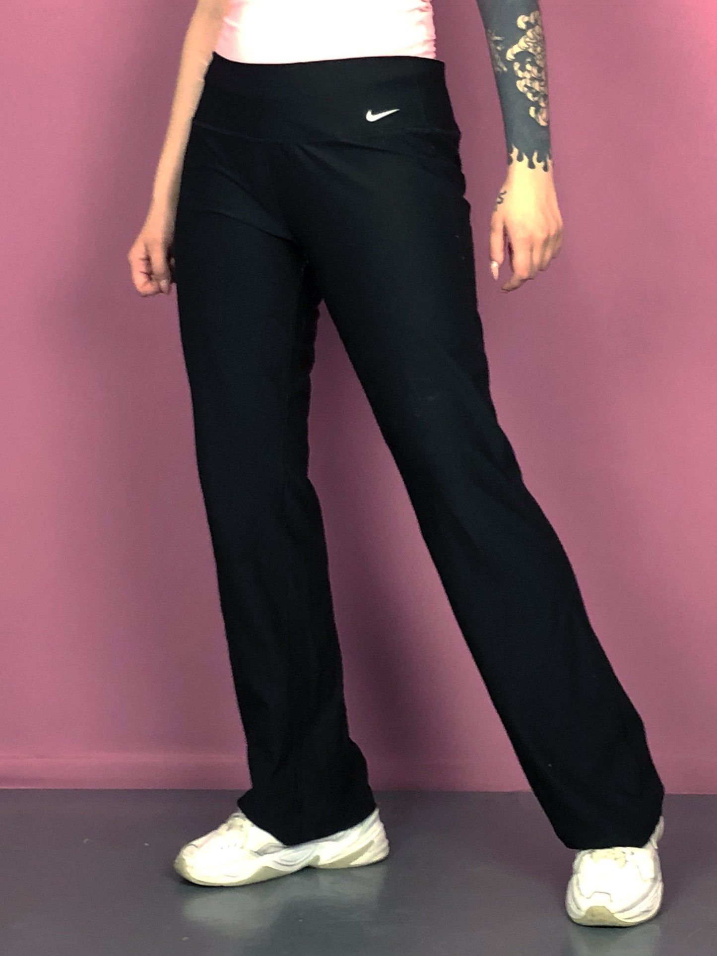 Nike × Vintage Nike Vintage Women's Flare Leggings - L Size 30" / US 8 / IT 44 - 1 Thumbnail