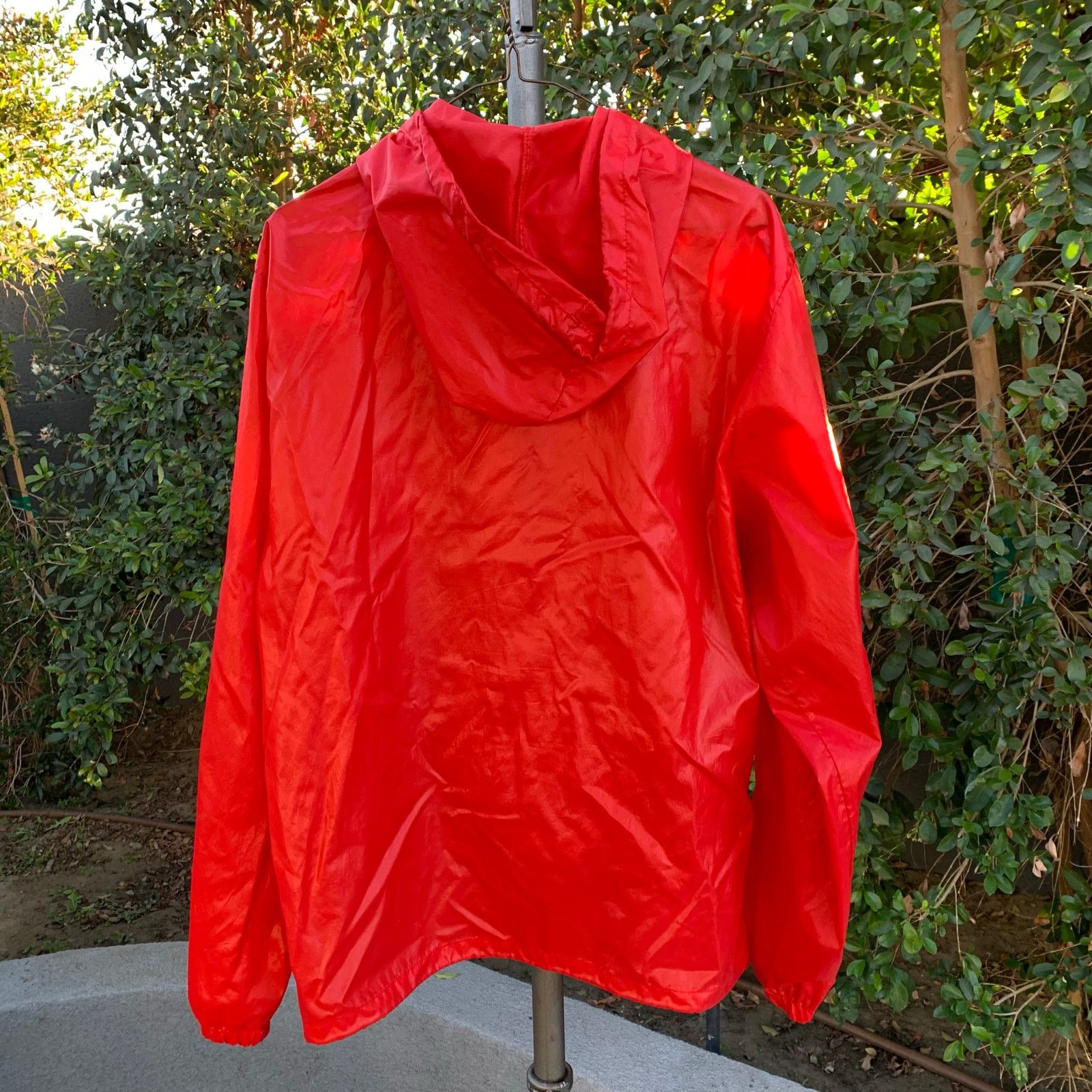 Gap Vintage 1980s Gap Red Windbreaker Poncho Size US M / EU 48-50 / 2 - 2 Thumbnail