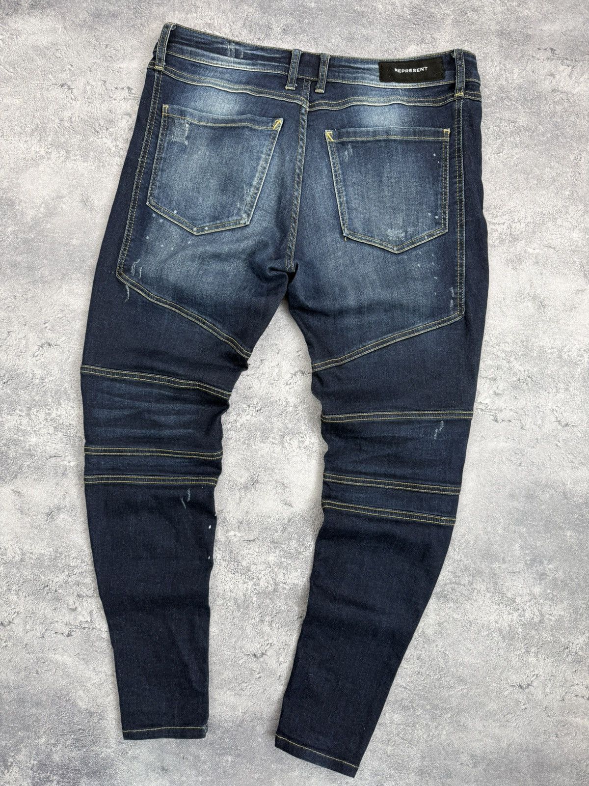 Represent Clo. Represent Biker Jeans Denim Pants Size US 32 / EU 48 - 21 Thumbnail