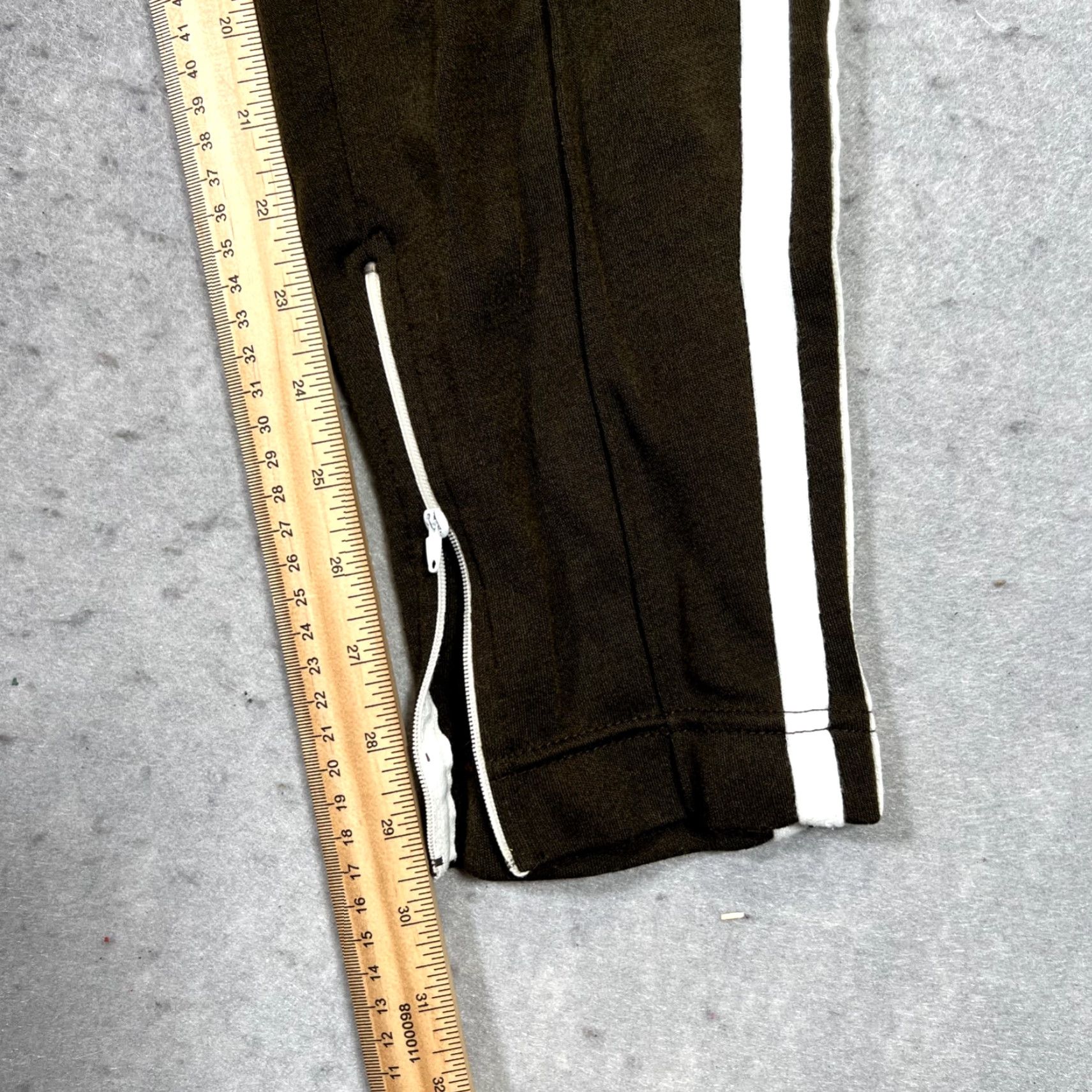 Vintage VINTAGE Sea Island Pants Adult Mens Large Brown 80s Striped Jogger Slim 30 Inseam Regular Style Activewear Clothing Mens Size US 33 - 3 Thumbnail