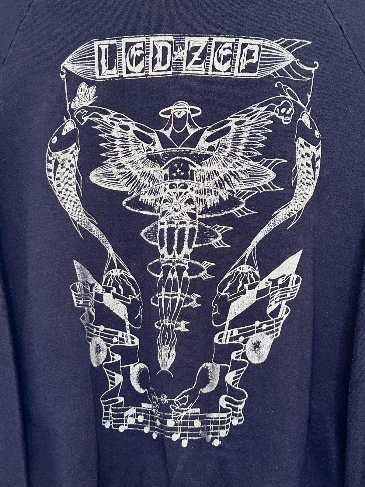 Vintage Vintage 1970’s Led Zeppelin Crewneck Sweater Size US M / EU 48-50 / 2 - 4 Thumbnail