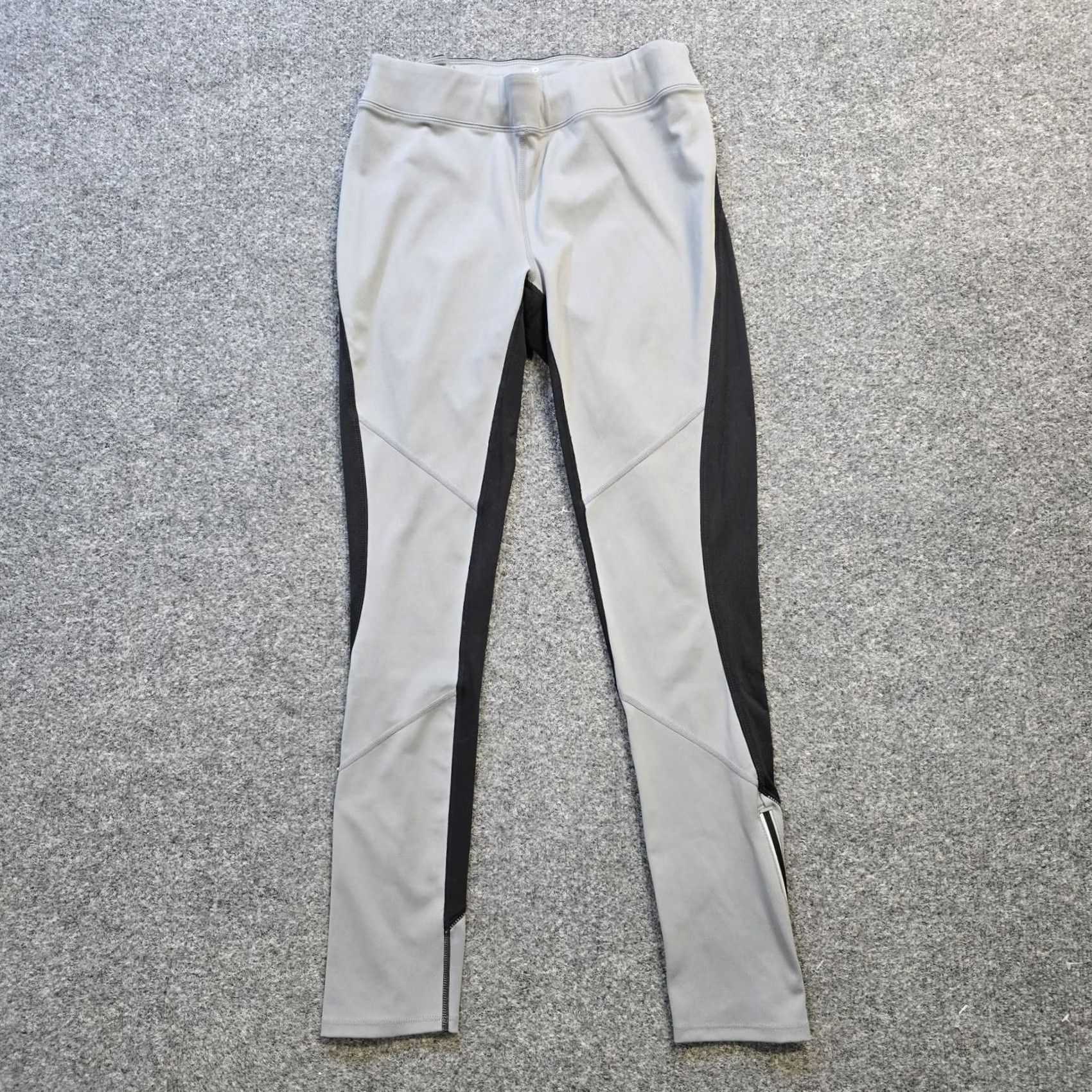 Athleta Athleta Women Small Gray Leggings Skinny Zippers Stretch Casual Athletic Size 28" / US 6 / IT 42 - 2 Thumbnail