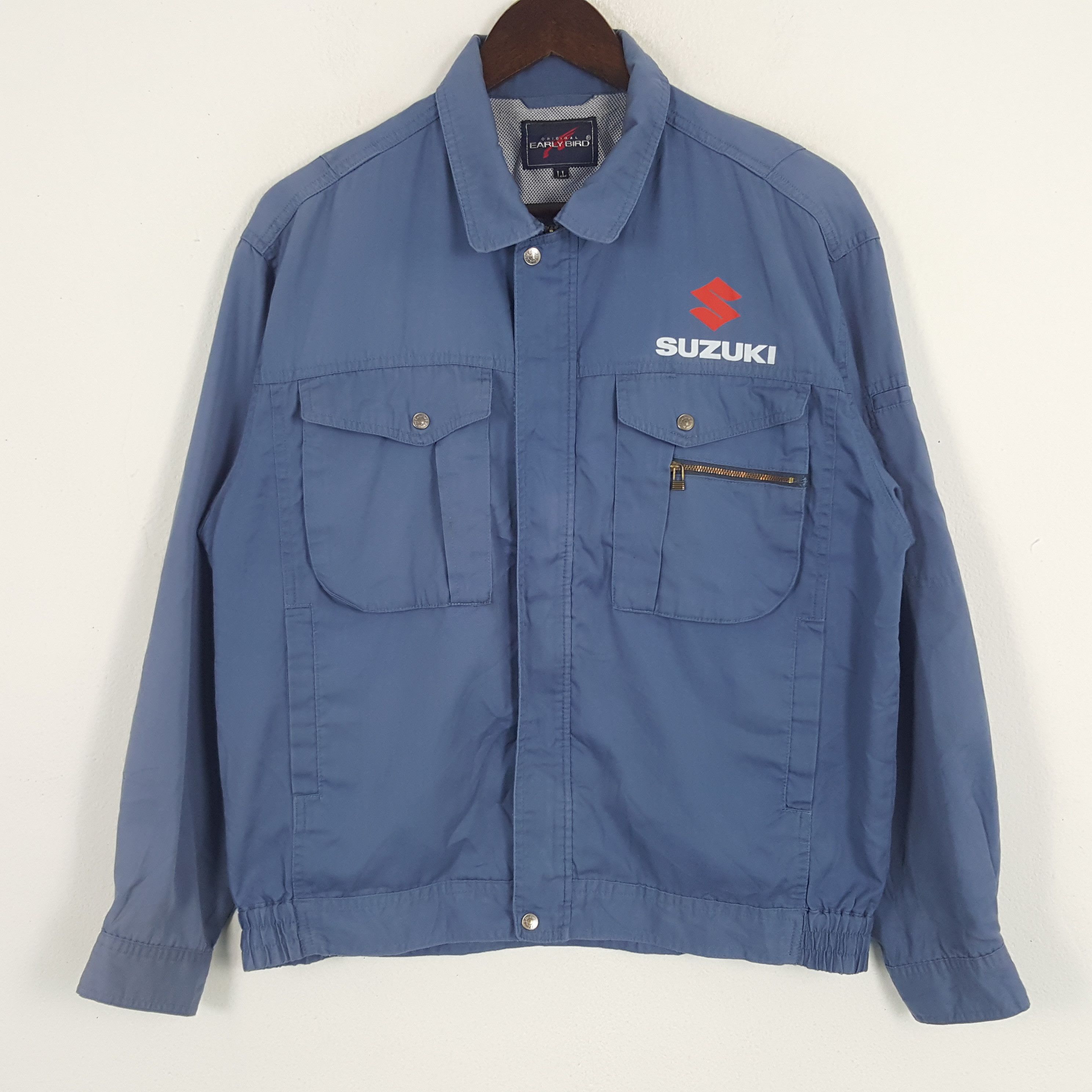 Japanese Brand × Vintage Vintage Suzuki Sport Custom Art Logo Jacket Size US L / EU 52-54 / 3 - 3 Thumbnail
