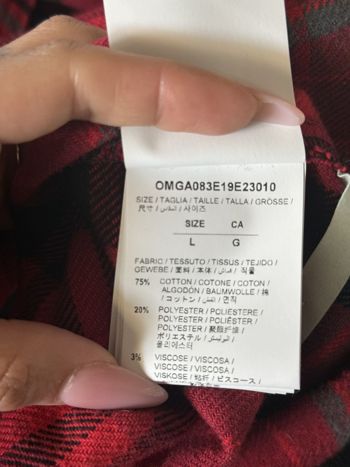 Off-White OFF WHITE FANEL SIZE L Size US L / EU 52-54 / 3 - 11 Thumbnail