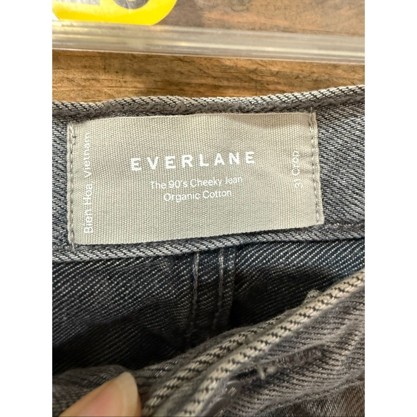 Everlane Everlane cropped grey the 90’s cheeky jeans size 31 Size 31" - 3 Thumbnail