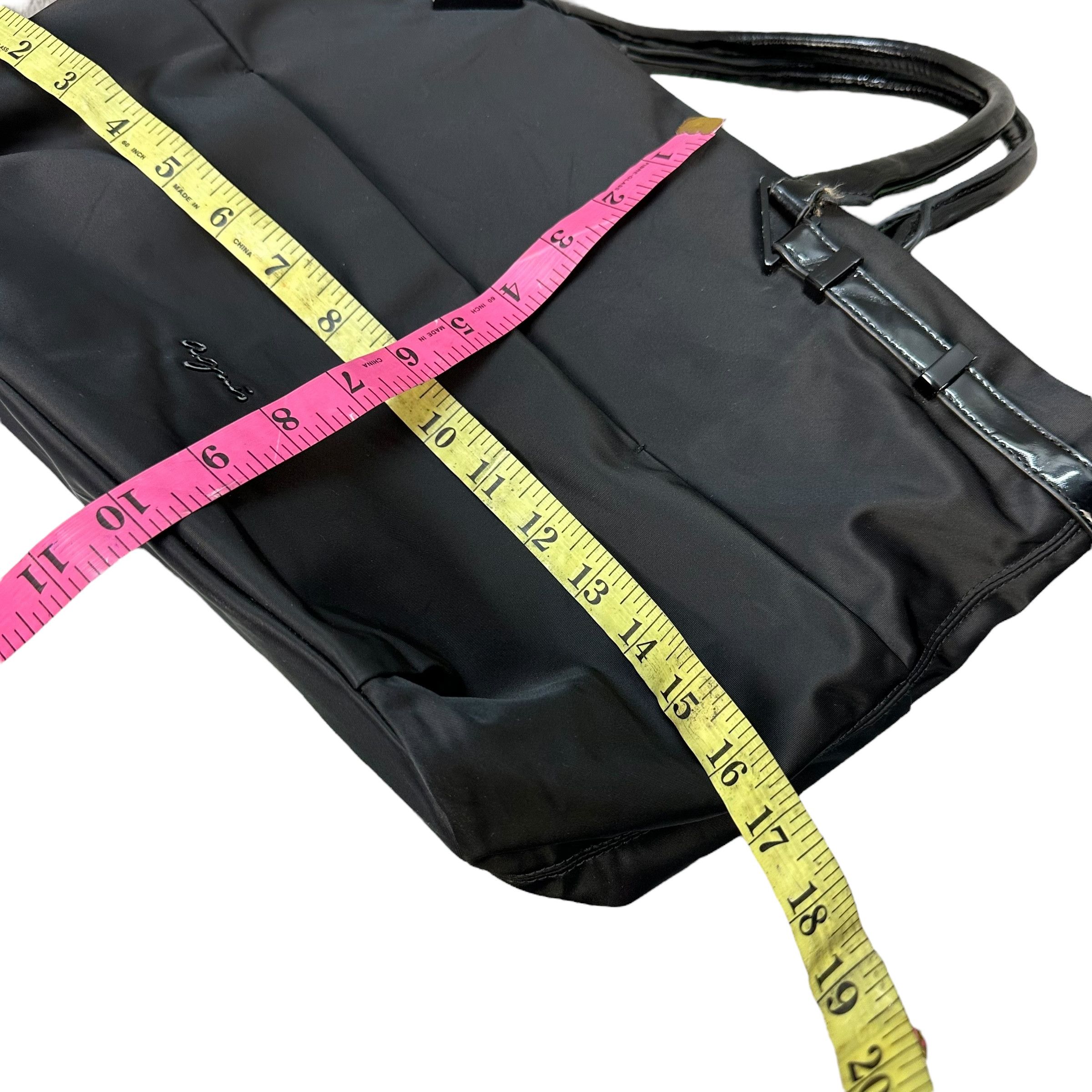agnes b. agnes b. Voyage Black Nylon Shoulder Tote Bag Size ONE SIZE - 23 Thumbnail