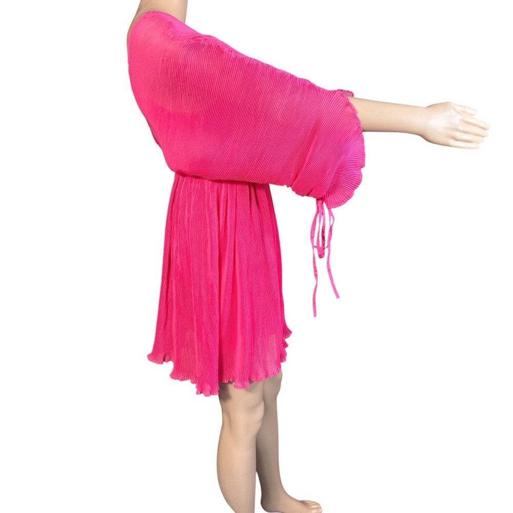 Other NWT New $150 Free People Let Me Be Chiffon Plunge Mini Pink Size XXS / US 00 / IT 34 - 4 Thumbnail