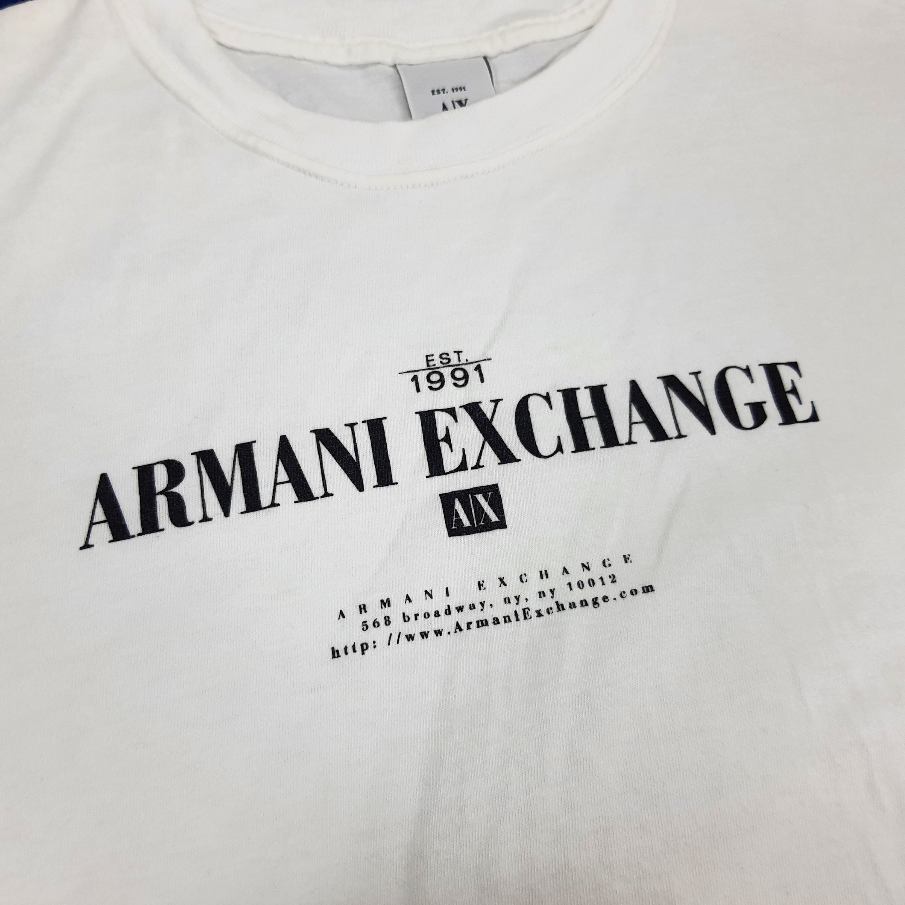 Armani Exchange × Vintage Vintage Armani Exchange AX T-shirt Size US L / EU 52-54 / 3 - 2 Thumbnail