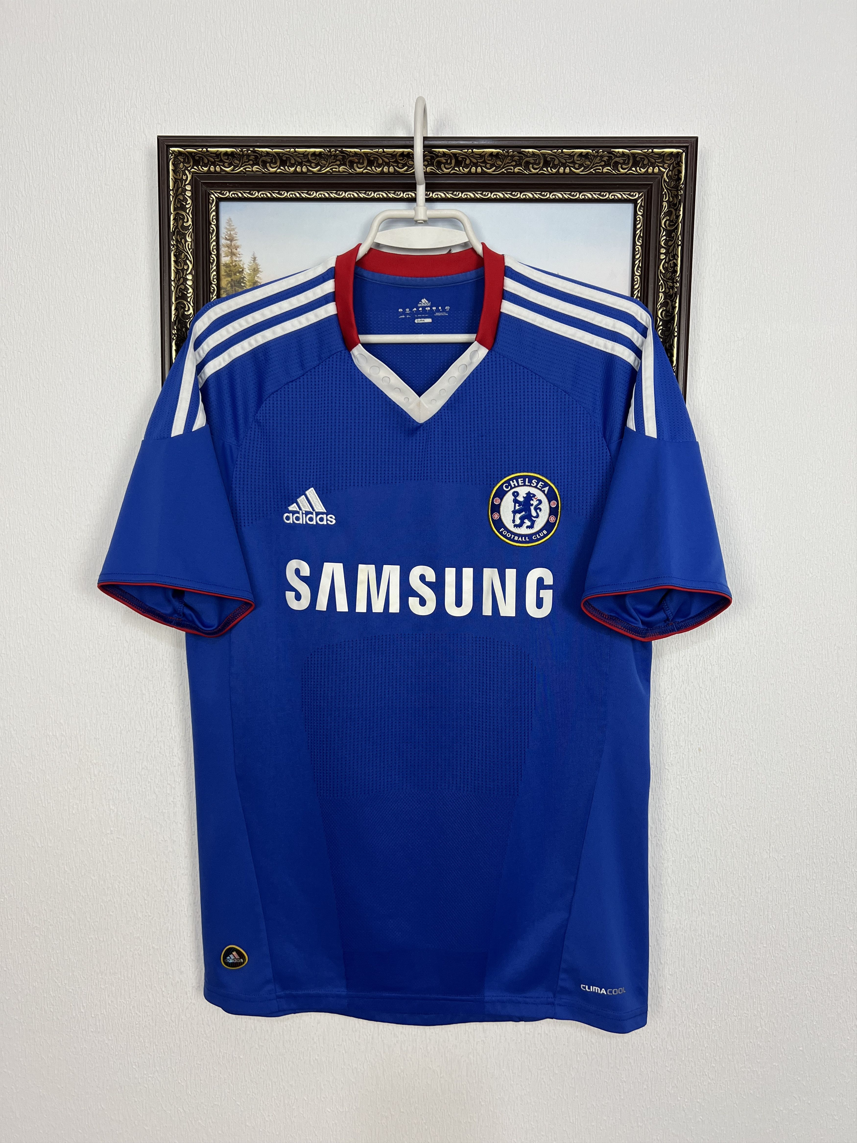 Adidas Chelsea Home football shirt 2010 Soccer Adidas Blue Size US S / EU 44-46 / 1 - 1 Thumbnail