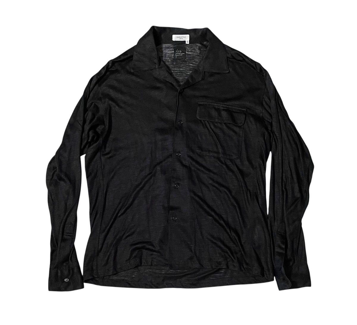 Yohji Yamamoto TAX FREE 🇺🇸 yohji yamamoto costume d’homme sheer camp shirt Size US S / EU 44-46 / 1 - 1 Thumbnail