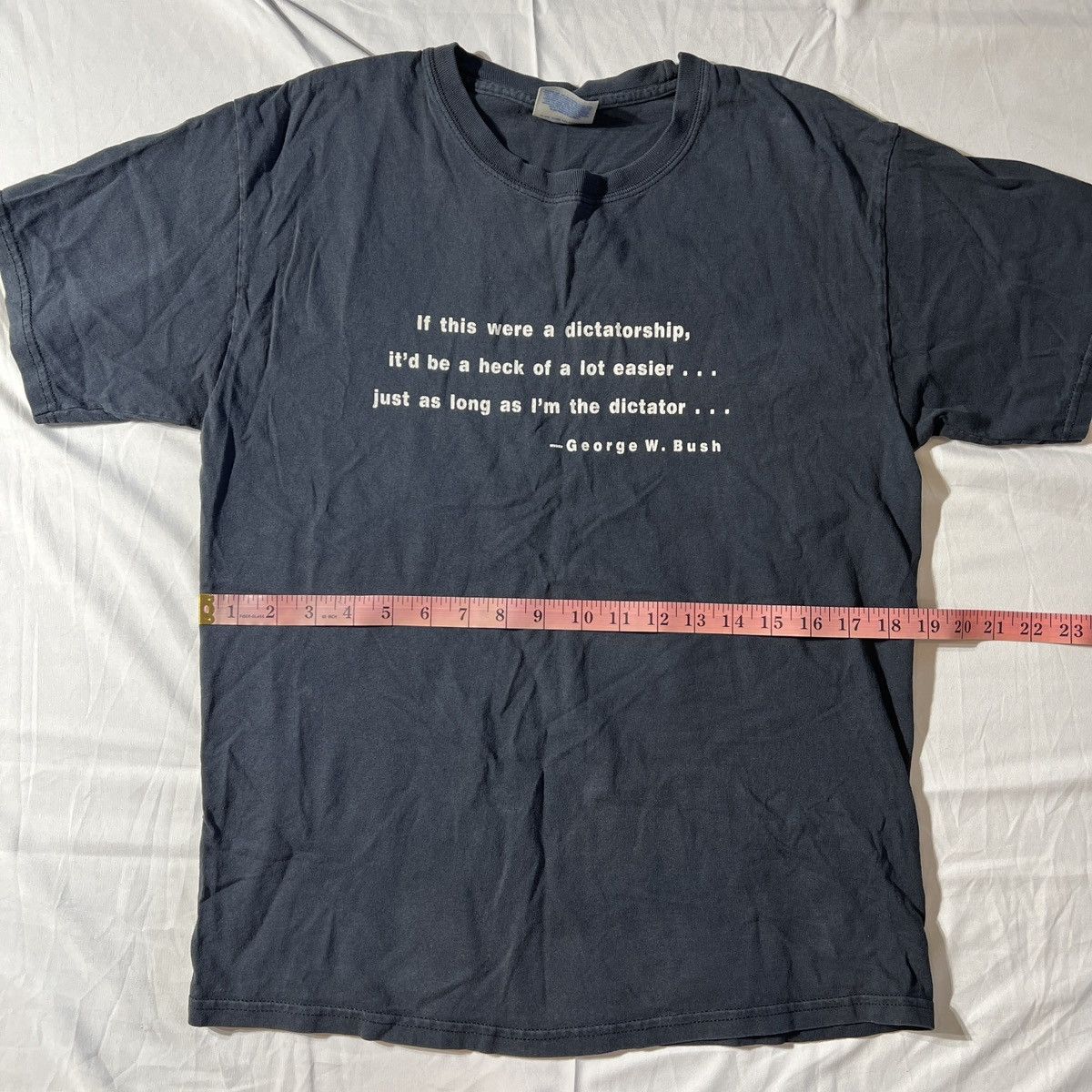 Hanes George W Bush Graphic T-Shirt Size US M / EU 48-50 / 2 - 4 Thumbnail