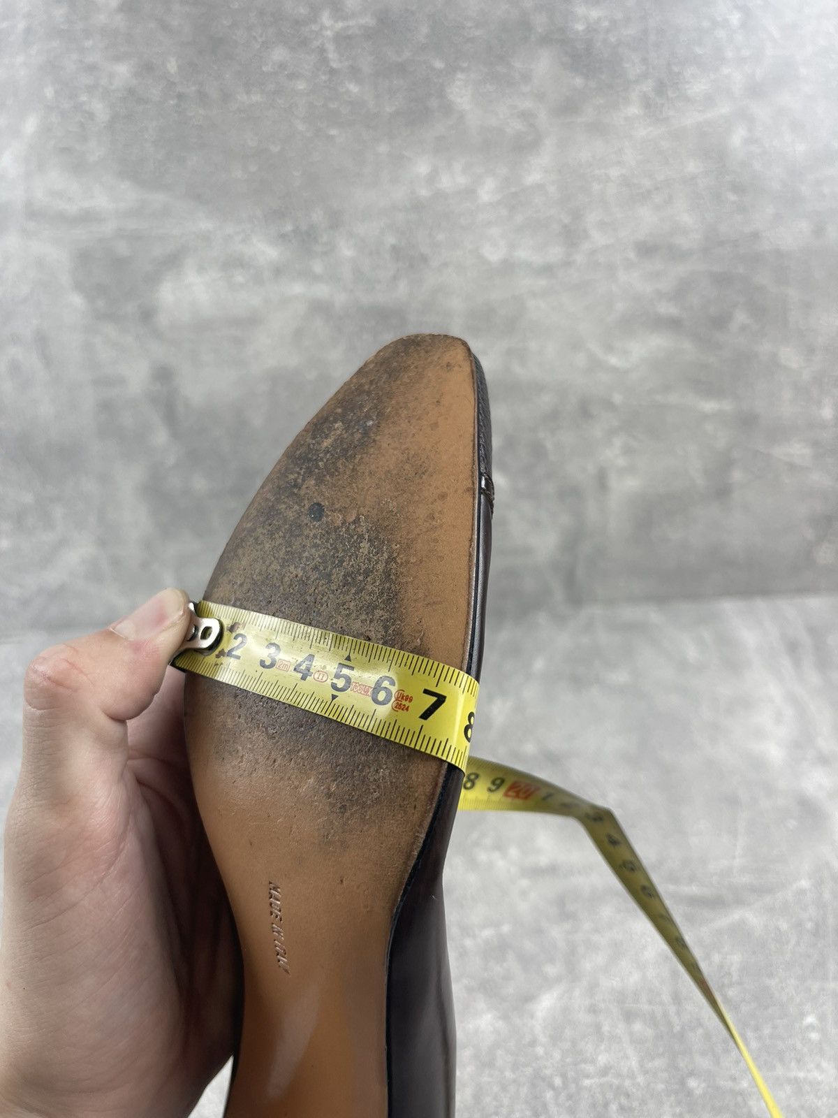 Salvatore Ferragamo Salvatore Ferragamo Brown Dress / Couture Leather Shoes Size US 7.5 / IT 37.5 - 11 Thumbnail