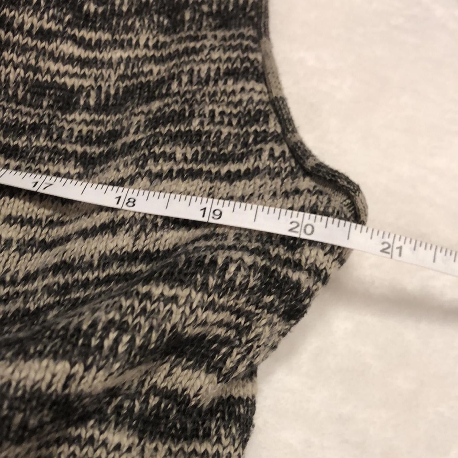 Other Willow Eclectic Grandpa Knit sweater vest Black Gray pockets Size L / US 10 / IT 46 - 6 Thumbnail