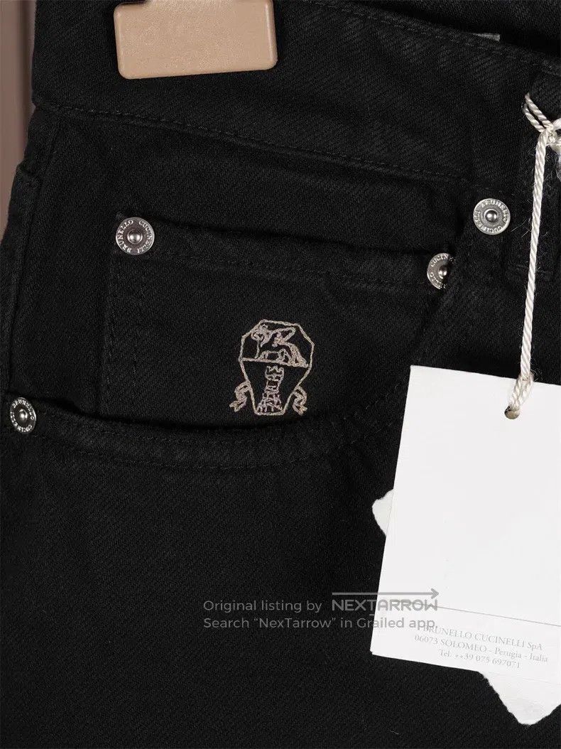 Brunello Cucinelli Brunello Cucinelli Black washed jeans Size US 30 / EU 46 - 7 Thumbnail