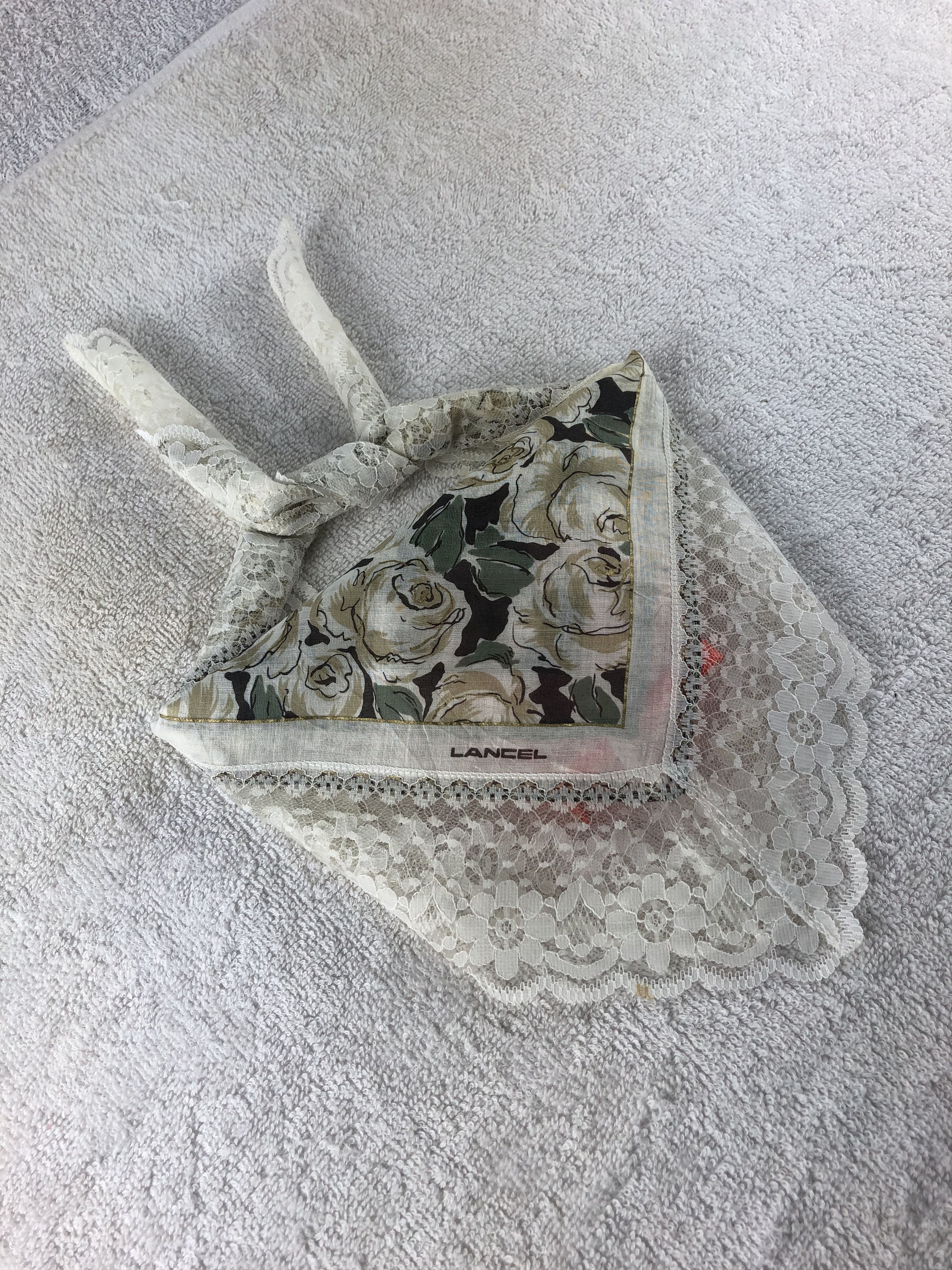 Lancel × Vintage Lancel handkerchief / Bandana / Neckerchief Size ONE SIZE - 2 Thumbnail