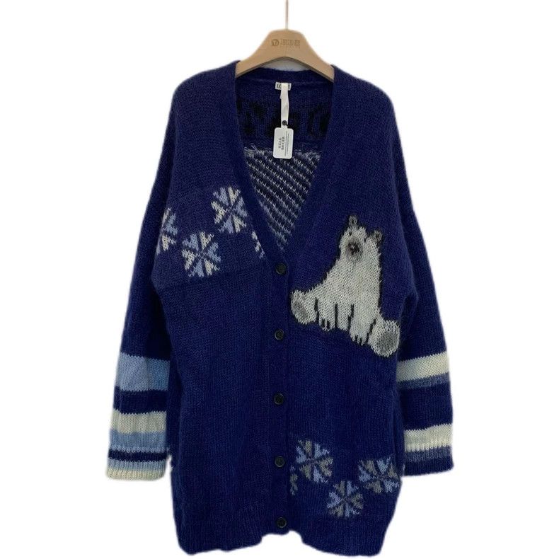LOEWE Large single row knit long sleeves