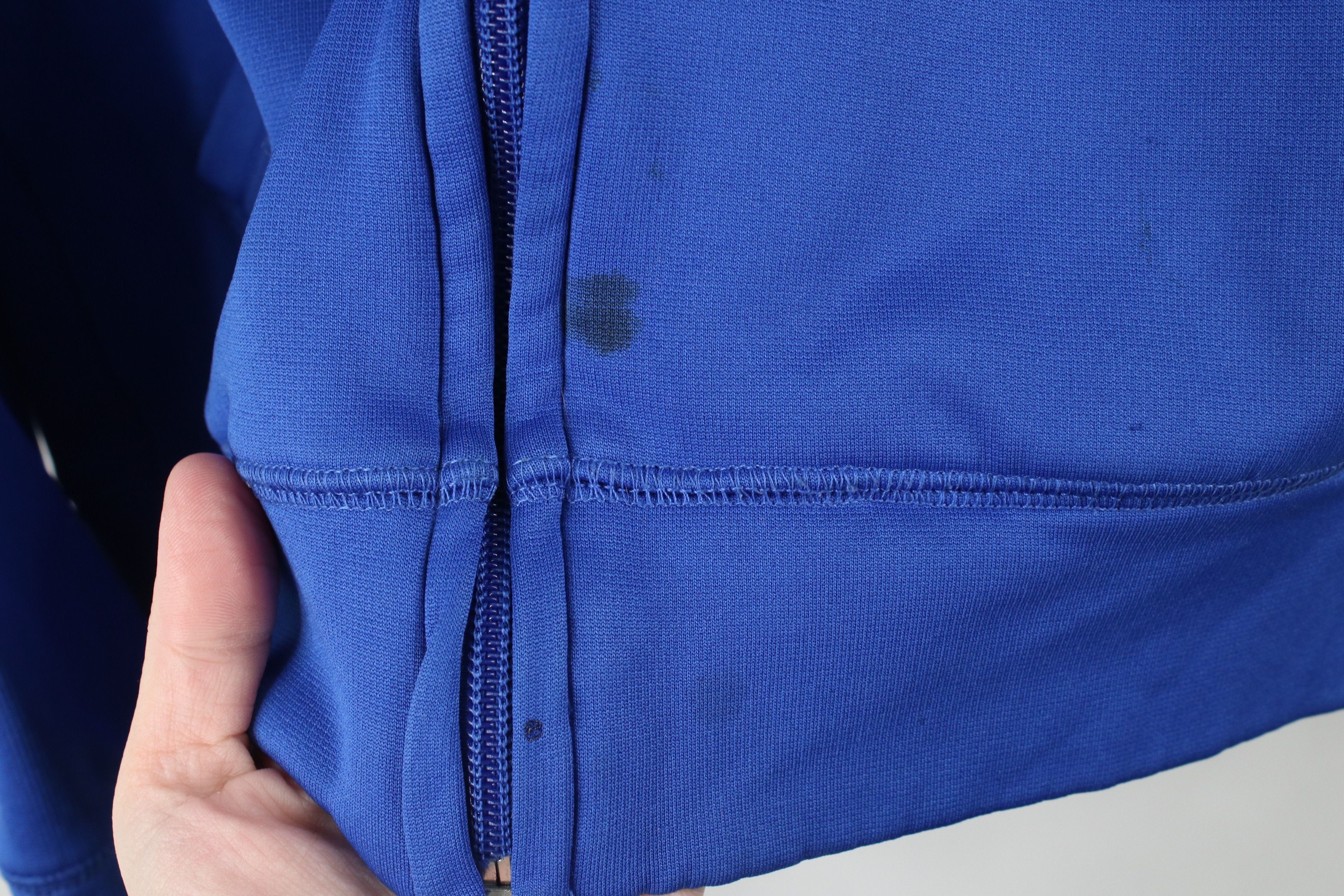 Nike × Vintage Vintage Y2K Nike Therma Fit Monochrome Full Zip Hoodie Blue Size US L / EU 52-54 / 3 - 8 Thumbnail