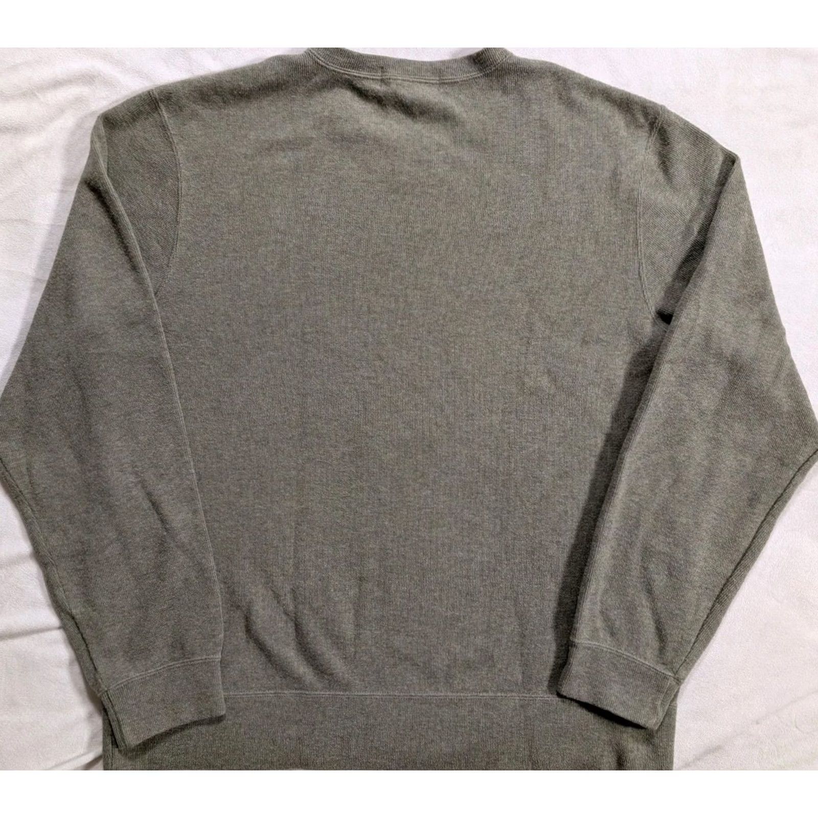Polo Ralph Lauren Polo Ralph Lauren Sweater Mens L Green V-Neck Pima Cotton Polo Pony Pullover Knit Wool/Cozy? Size US L / EU 52-54 / 3 - 5 Thumbnail