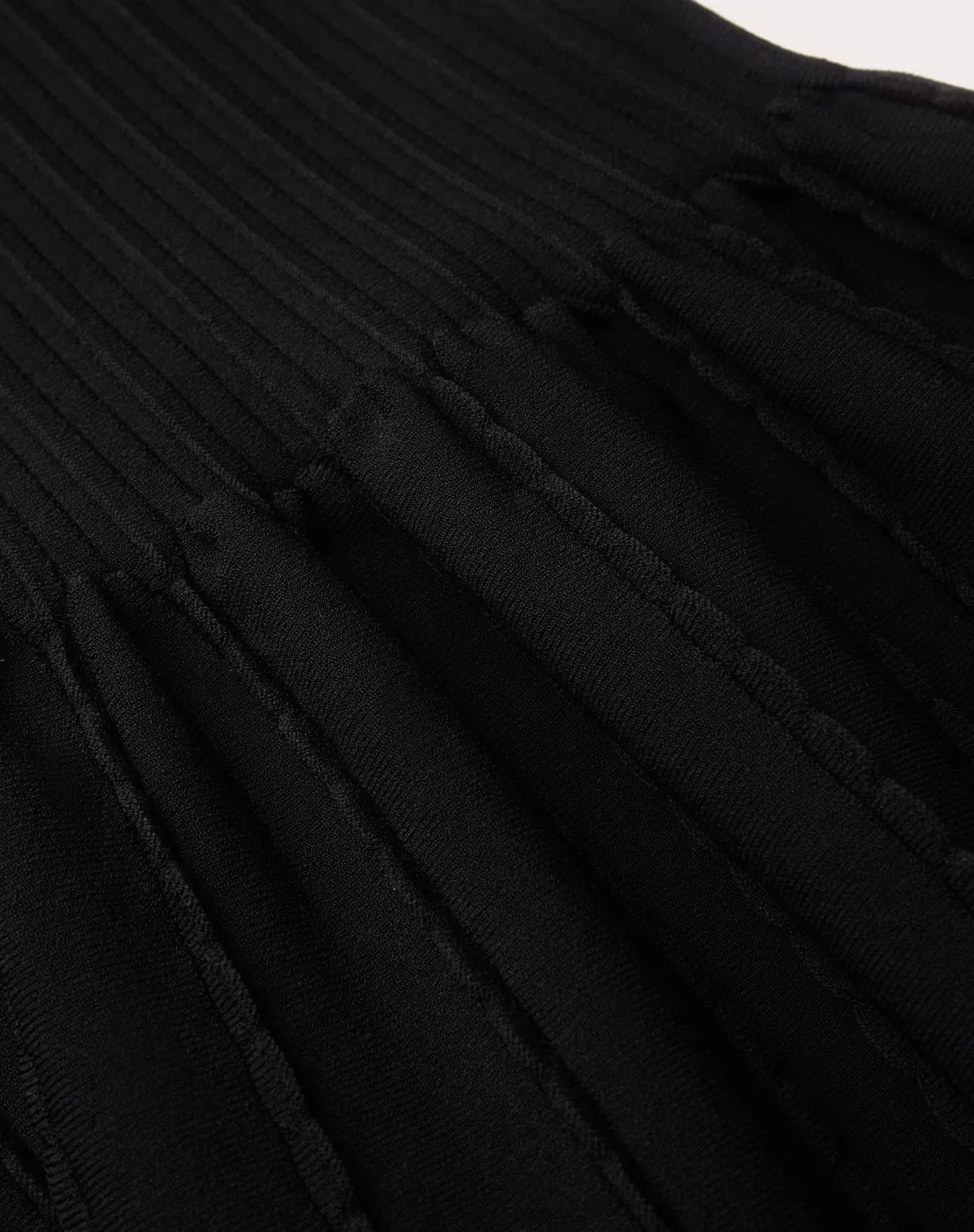 Valentino o1s1wg110426 Stretched Viscose Knit Dress in Nero Size M / US 6-8 / IT 42-44 - 3 Thumbnail