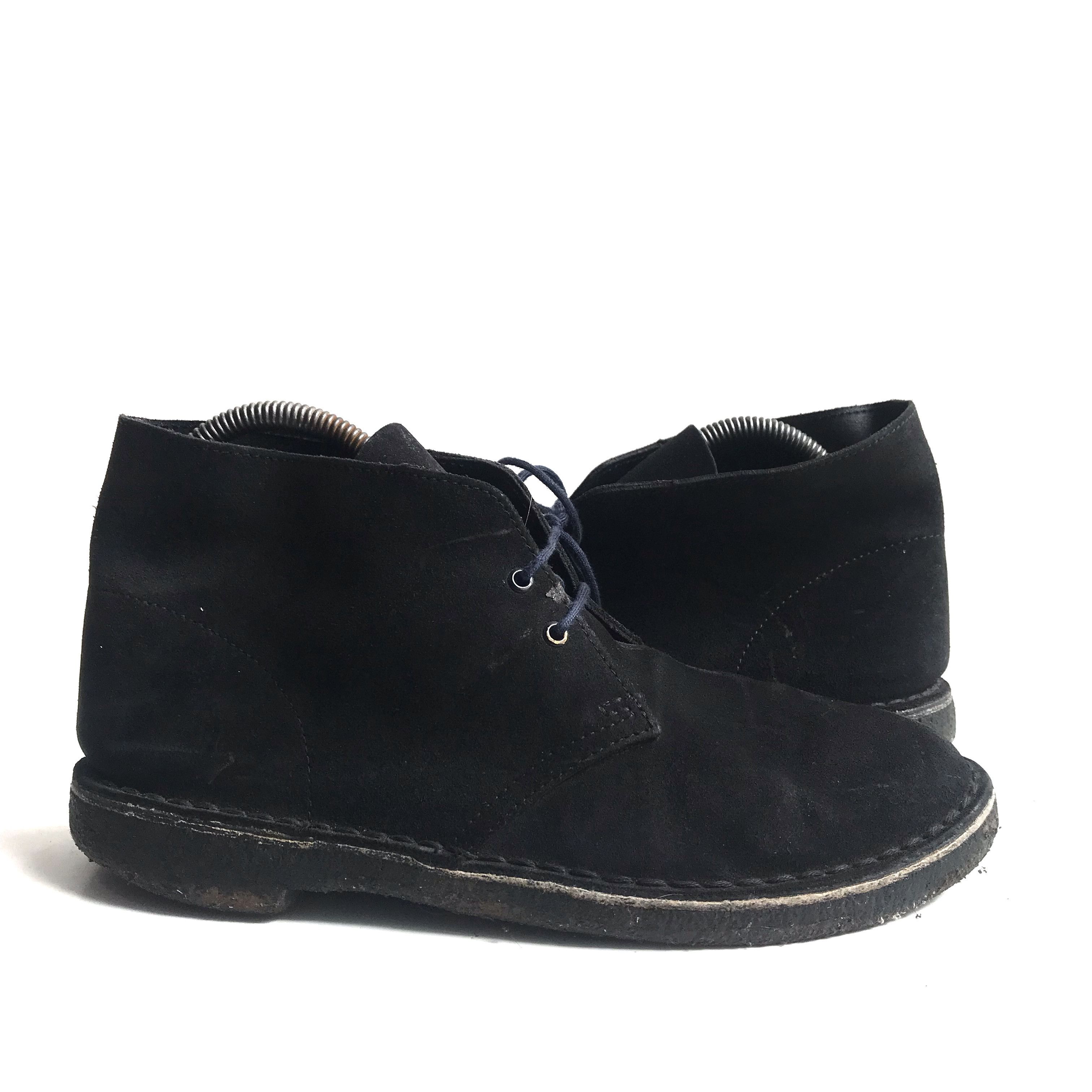 Clarks Vintage MK1 Clarks Dessert Boots Dark Black Suede Size US 8 / EU 41 - 2 Thumbnail