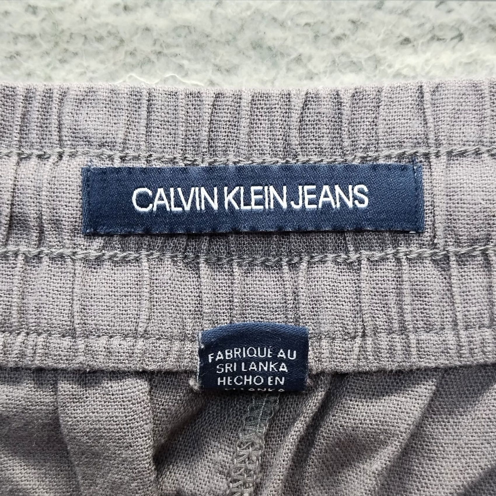 Calvin Klein Calvin Klein Womens Jogger Pants 6 Gray Elastic Drawstring Tapered Leg Pants Size 28" / US 6 / IT 42 - 7 Thumbnail