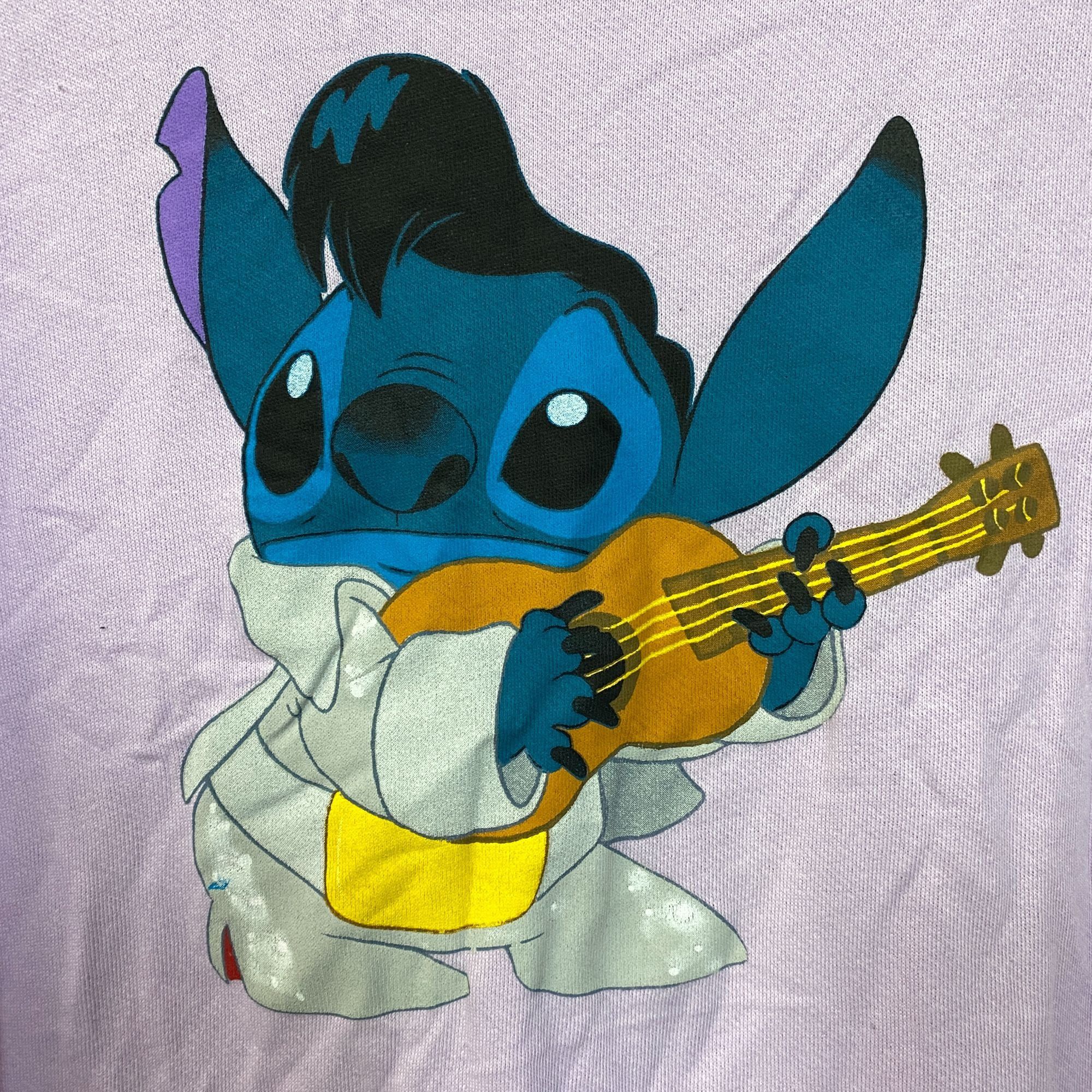 Disney Disney Lilo and Stitch Elvis Stitch crewneck size Medium Size US M / EU 48-50 / 2 - 2 Thumbnail
