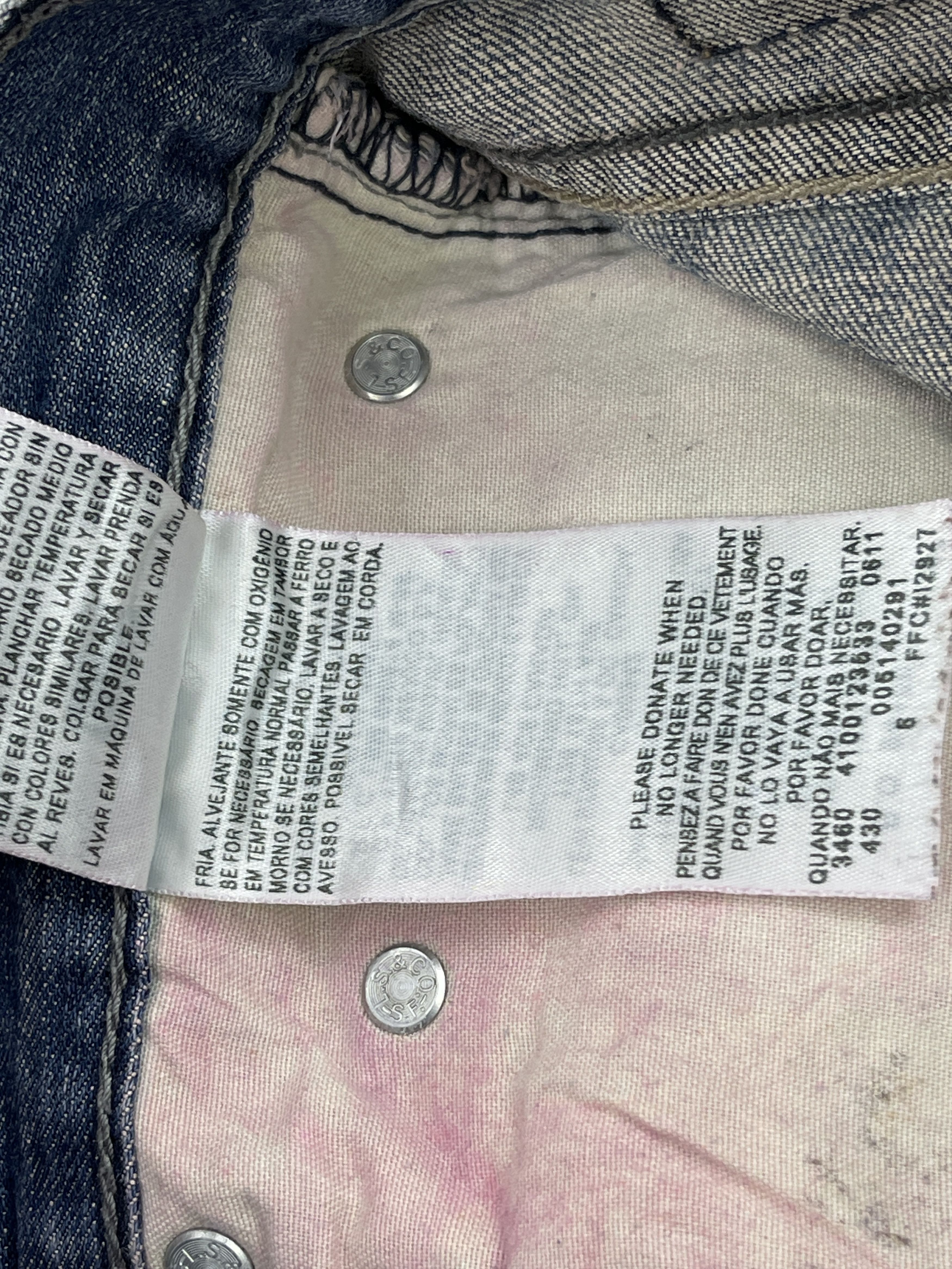 Levi's Vintage Levis 514 Slim Straight Jeans DP2497 Size US 30 / EU 46 - 10 Thumbnail