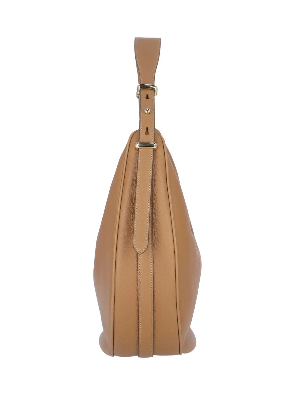 Prada PRADA Arque Large Caramel Leather Shoulder Bag Size ONE SIZE - 5 Thumbnail