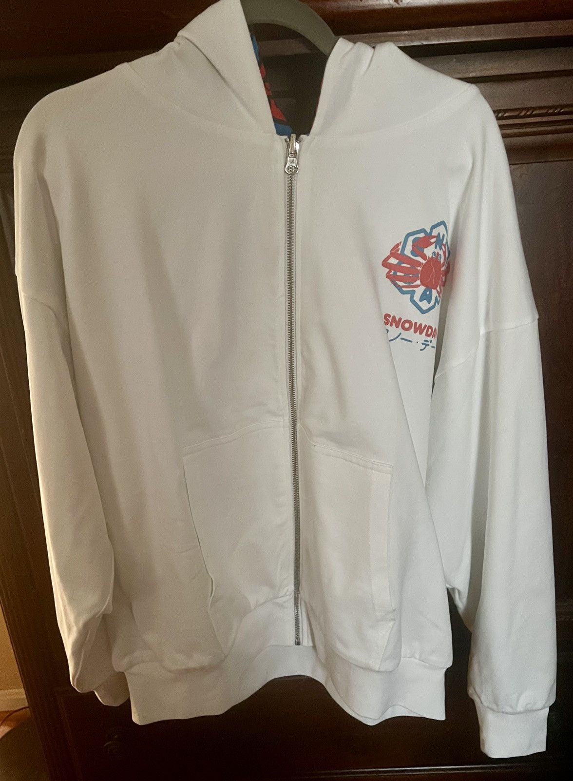 Designer × Japanese Brand × Snowday Reversible - white x AOP Hoodie medium Size US M / EU 48-50 / 2 - 1 Thumbnail