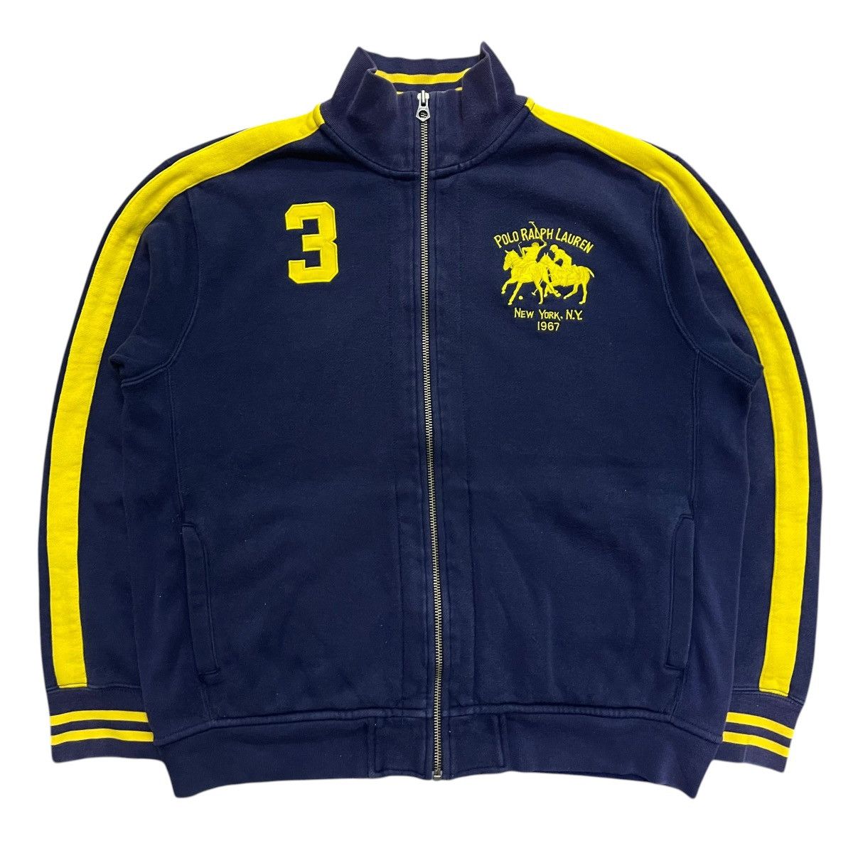 Polo Ralph Lauren Vintage Polo Ralph Lauren New York No.3 Sweater Size US XL / EU 56 / 4 - 4 Thumbnail
