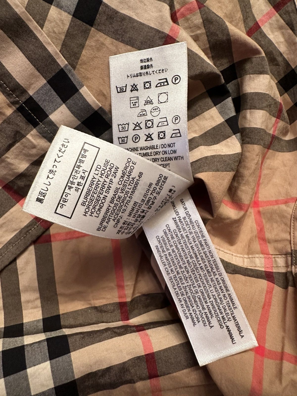 Burberry Burberry Nova Check L/S Button Up Large Size US L / EU 52-54 / 3 - 4 Thumbnail