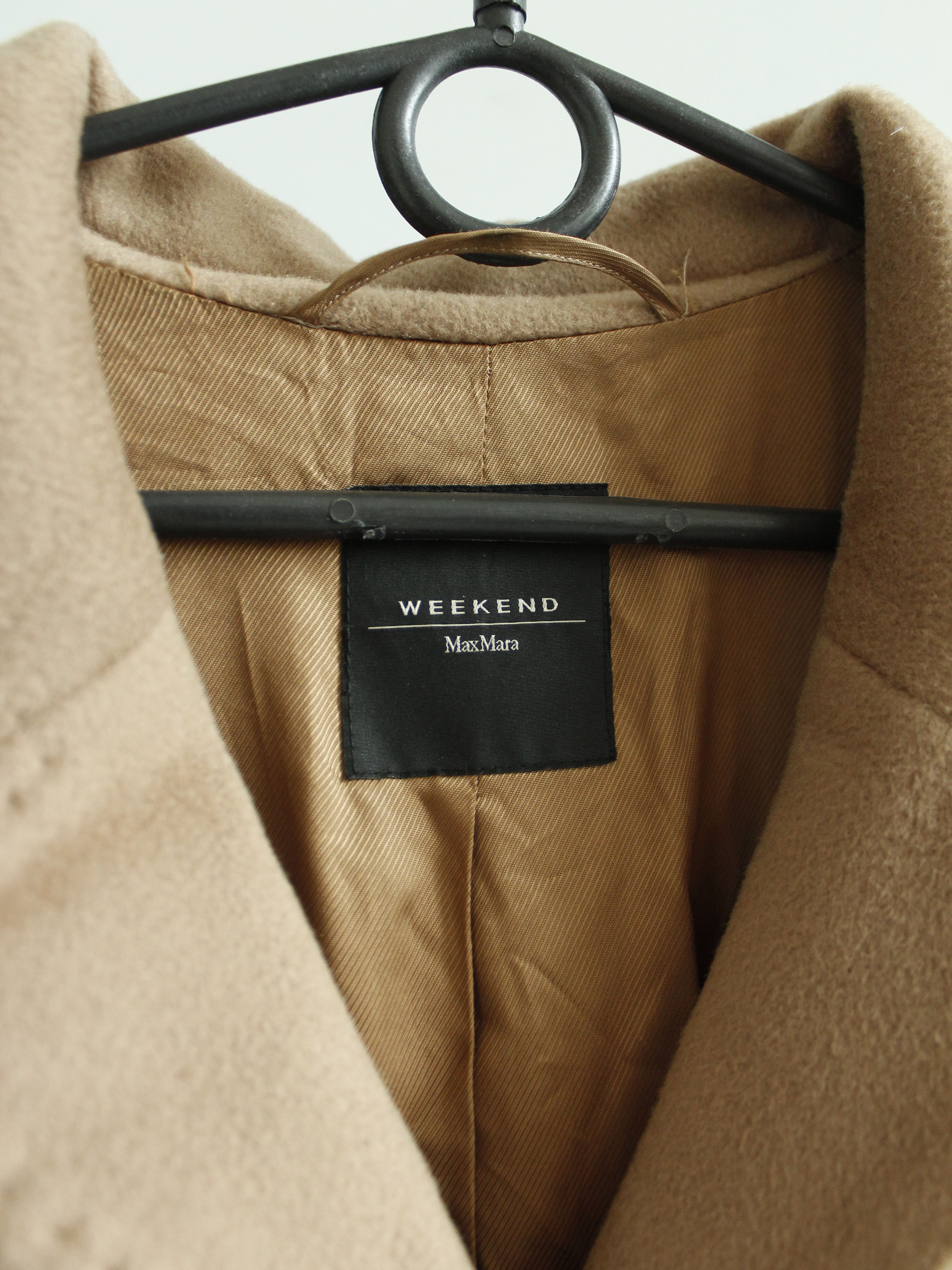 Max Mara × Weekend Max Mara MAX MARA x WEEKEND TEVERE CAMEL WOOL COAT BEIGE 40 10 L Size L / US 10 / IT 46 - 10 Thumbnail