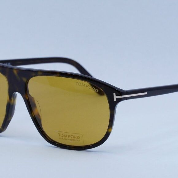 Tom Ford Tom Ford FT1027 52E Prescott Sunglasses Havana Square Frame Size ONE SIZE - 5 Thumbnail