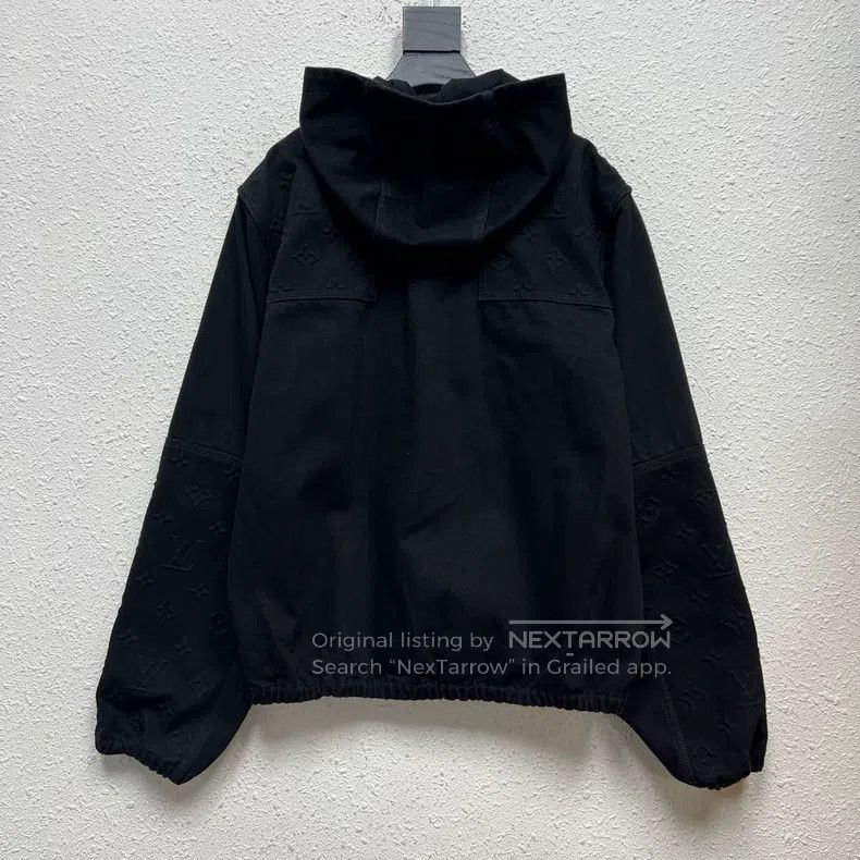 Louis Vuitton Louis Vuitton Embossed LOGO Logging Denim Zipper Jacket Size US M / EU 48-50 / 2 - 2 Thumbnail