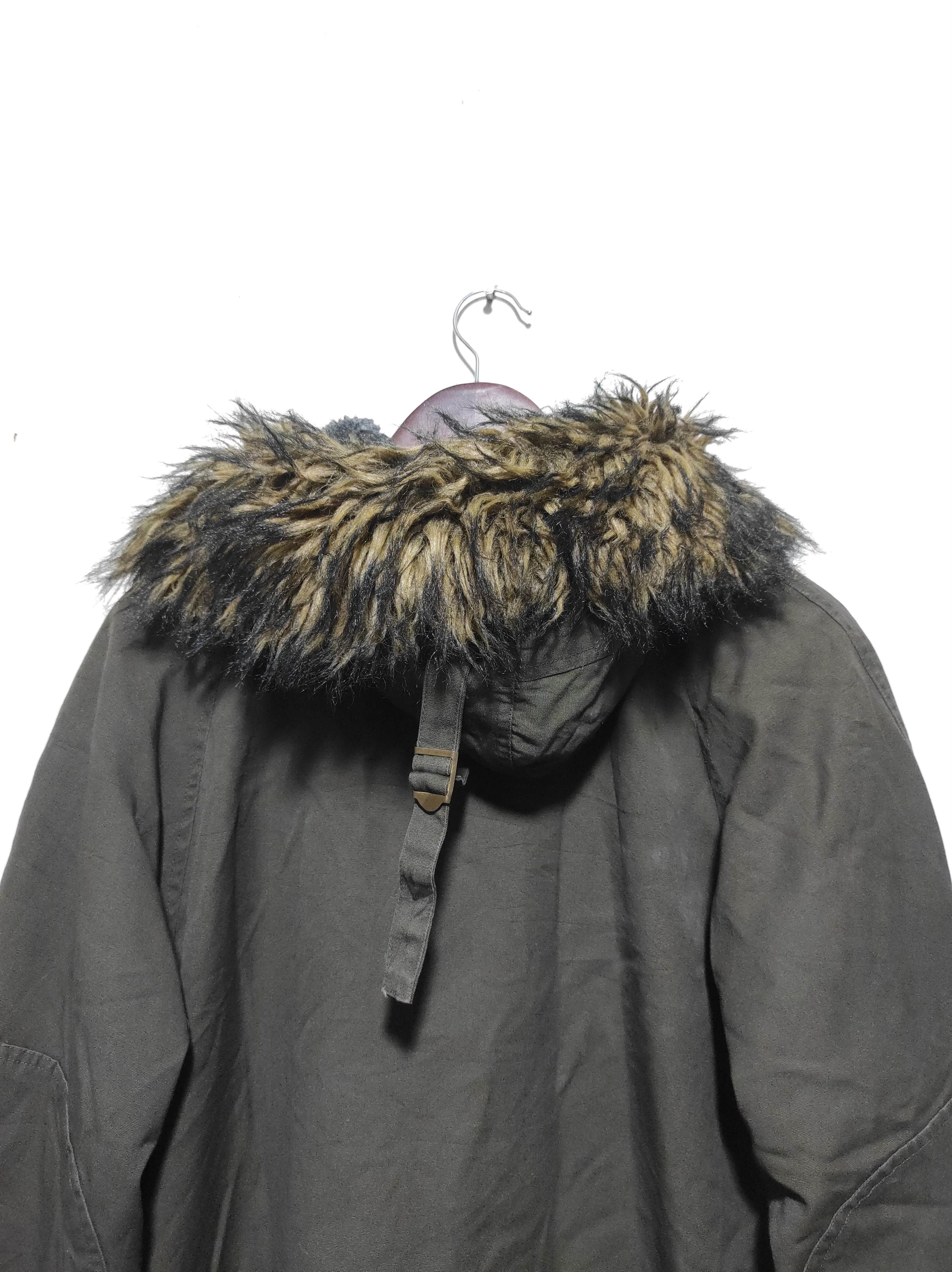 If Six Was Nine MAC EYE Fur Parka Detachable Sherpa Lining Olive N-3B Style Size US L / EU 52-54 / 3 - 20 Thumbnail