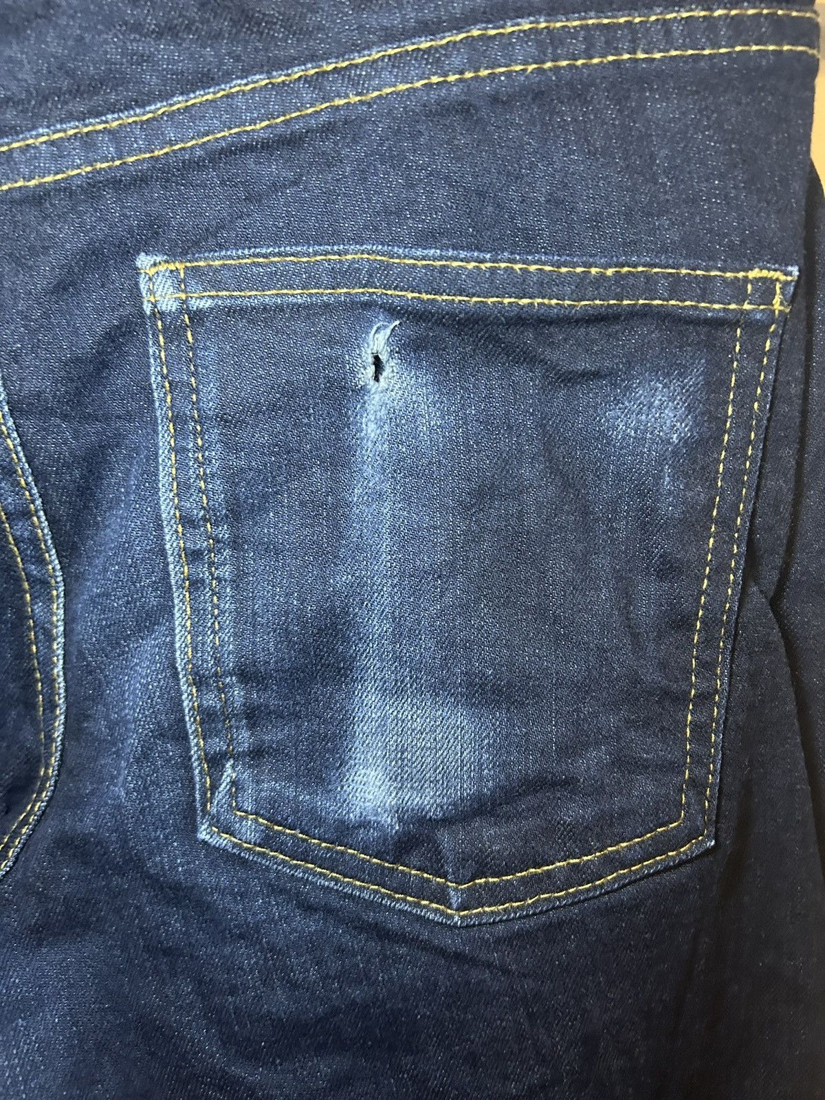 Naked & Famous Naked & Famous Deep Indigo Stretch Selvedge Denim jeans Size US 31 - 7 Thumbnail