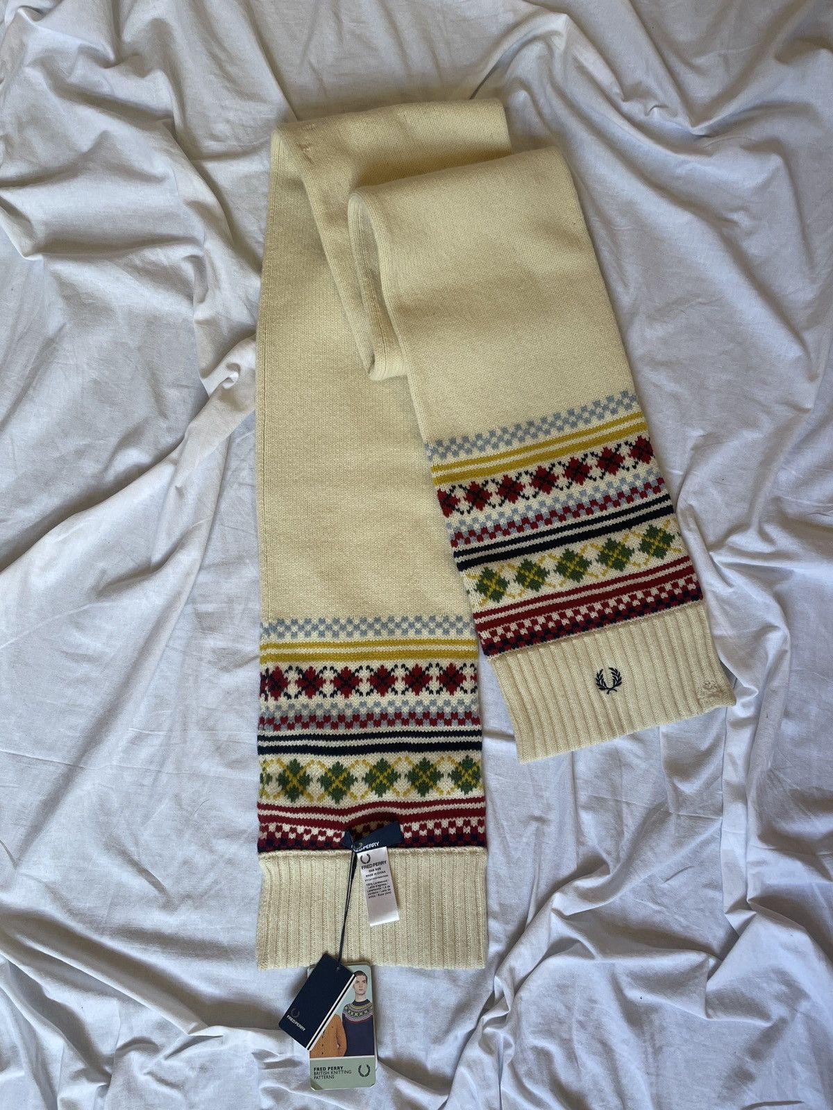 Fred Perry Fred Perry Knit Scarf Size ONE SIZE - 1 Thumbnail