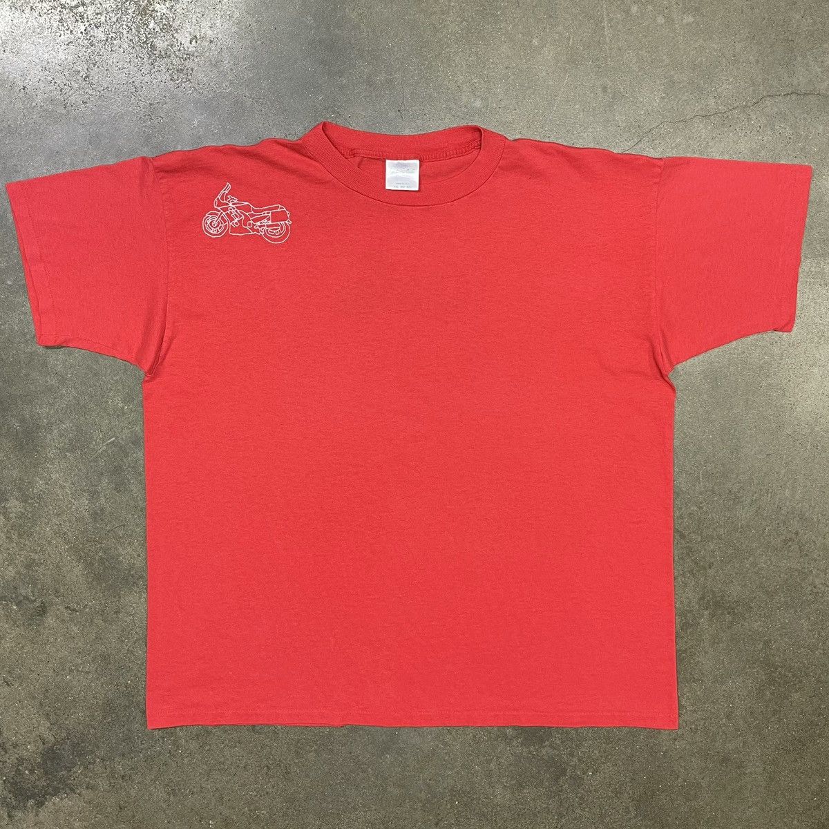Vintage Vintage 90s Motorcycle Embroidered T-Shirt Single Stitch USA Size US XXL / EU 58 / 5 - 1 Thumbnail
