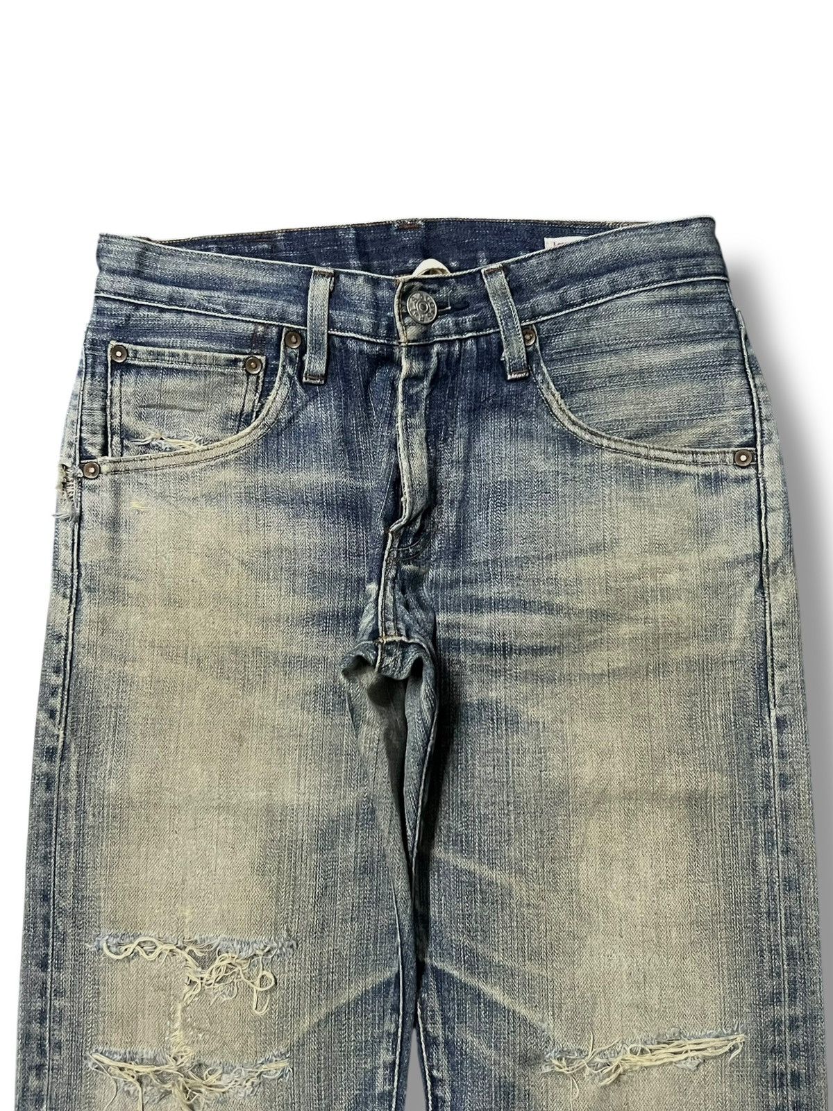 Levi's Vintage Levi’s 505 Premium - Faded Mud Wash,Distressed Denim Size US 30 / EU 46 - 4 Thumbnail