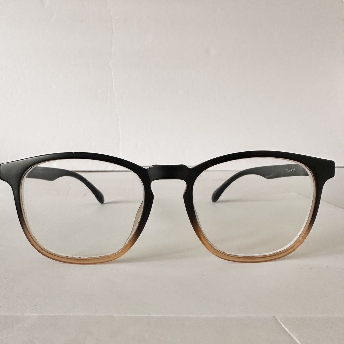 Other ZENNI Square Ombre Brown Eyeglasses Lightweight FRAMES only Size ONE SIZE - 12 Thumbnail