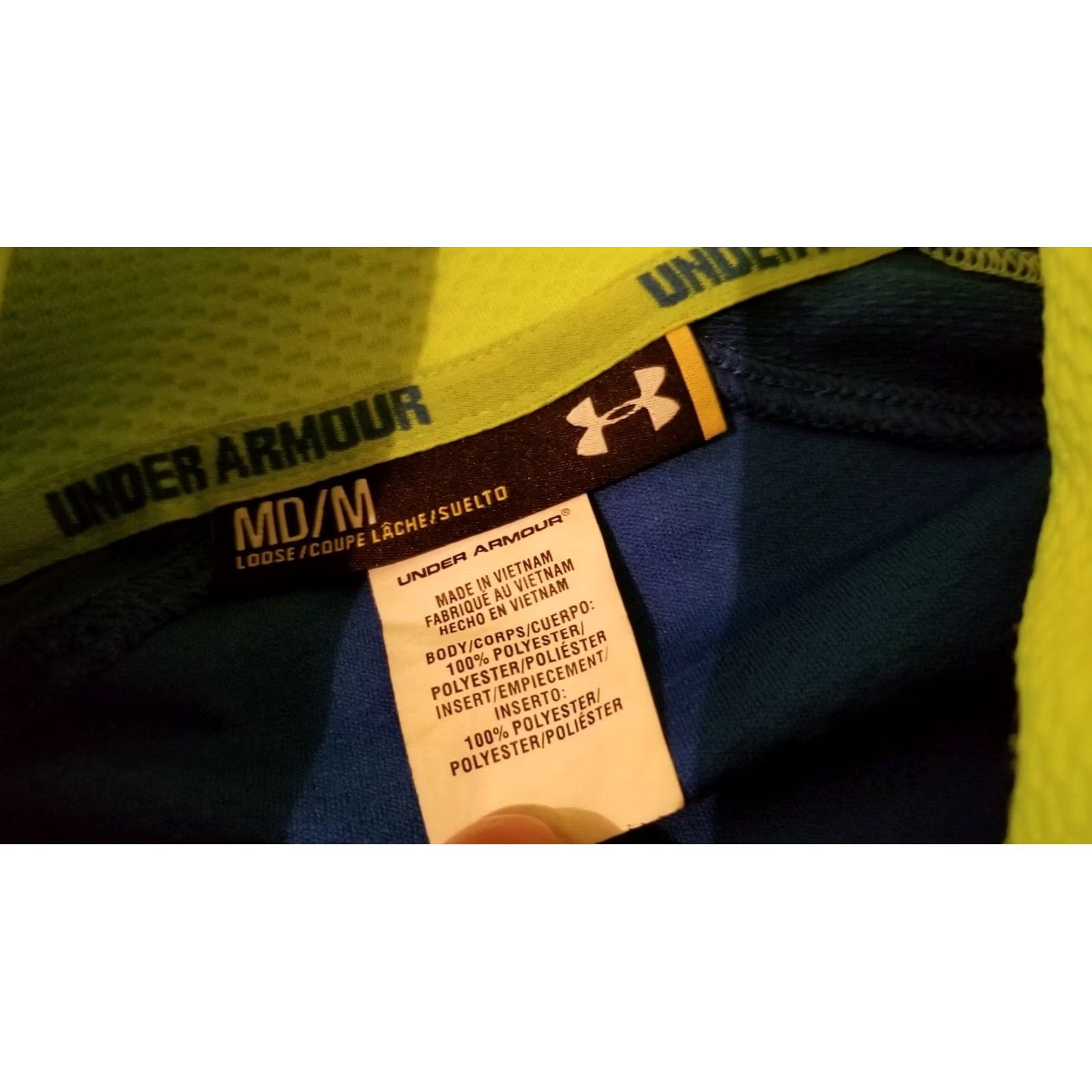 Under Armour Mens Under Armour Sweater Blue M Medium Athletic Gym Workout Size US M / EU 48-50 / 2 - 7 Thumbnail