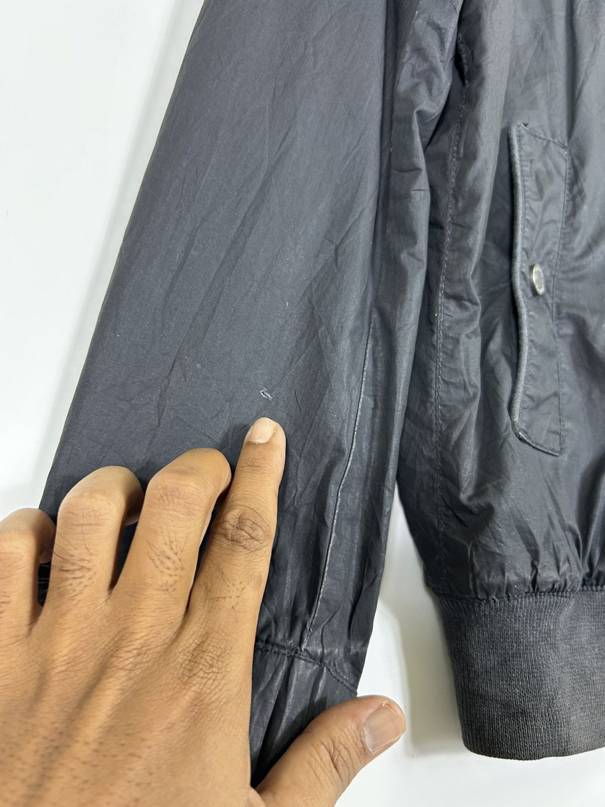 Geox × Italia Independent 🔥Geox Respira Italia Patent Zipper Jacket Size US L / EU 52-54 / 3 - 11 Thumbnail