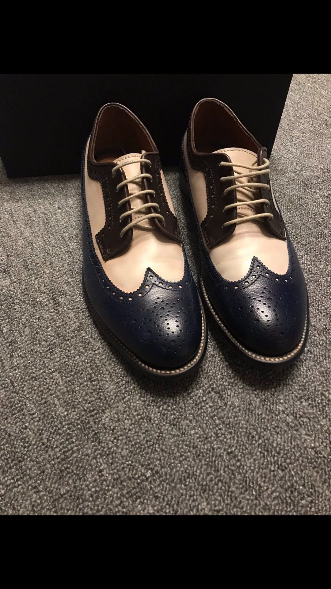 Other LOTTUSSE three-tone brogue style casual shoes size 42.5 Size US 9.5 / EU 42-43 - 1 Thumbnail