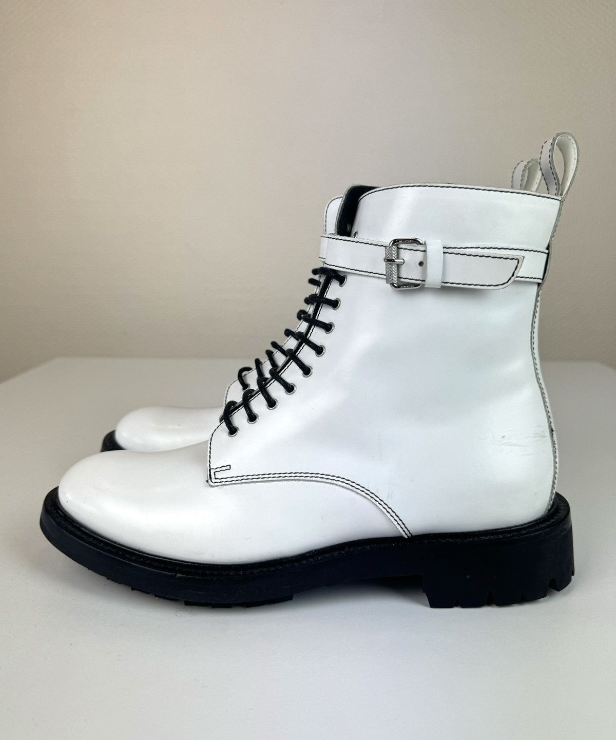 Belstaff Belstaff Finley biker moto lace up boots patent leather 36 Size US 6 / IT 36 - 10 Thumbnail